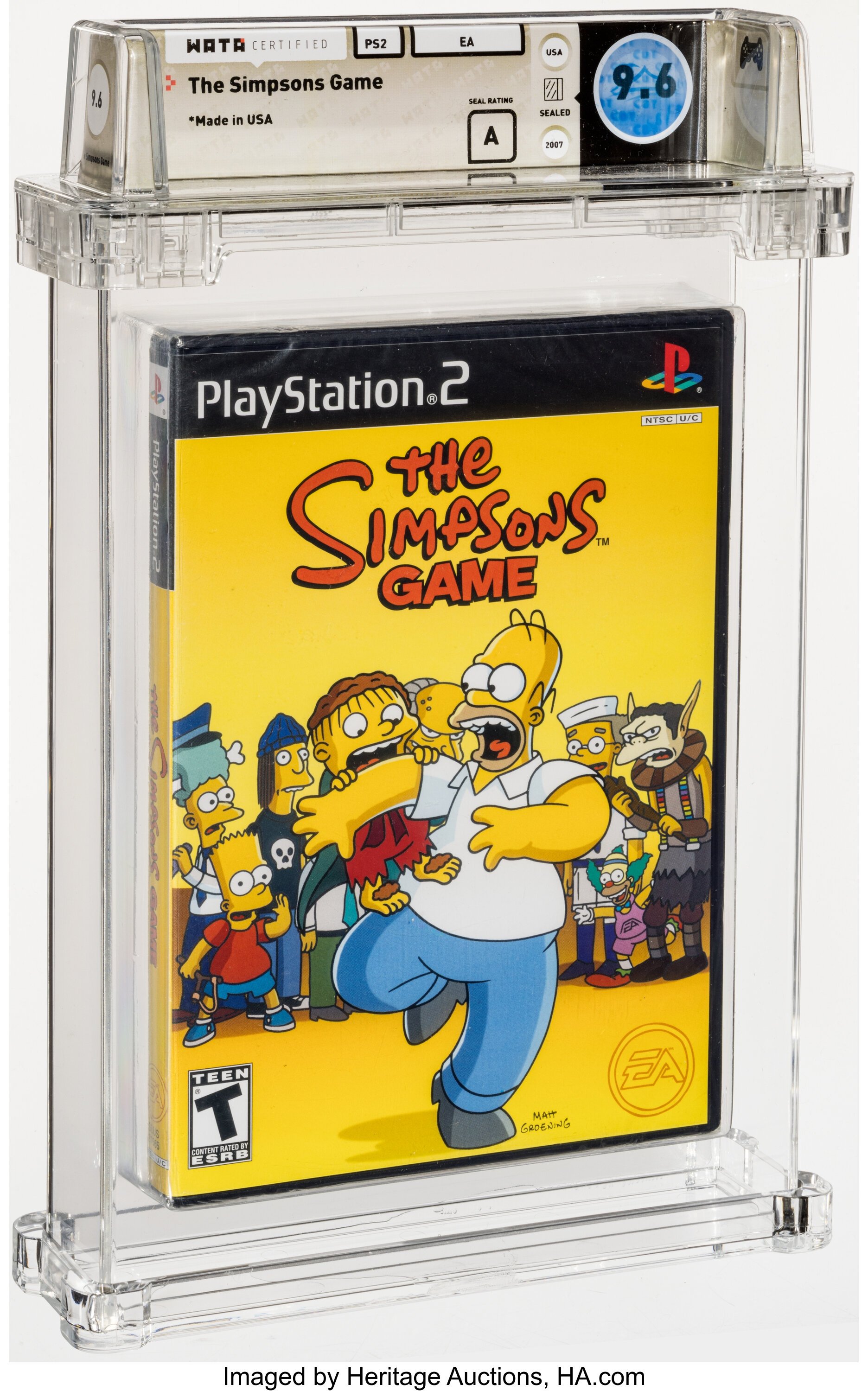 The Simpsons Game (PS2): PSA Pop Report & Prices