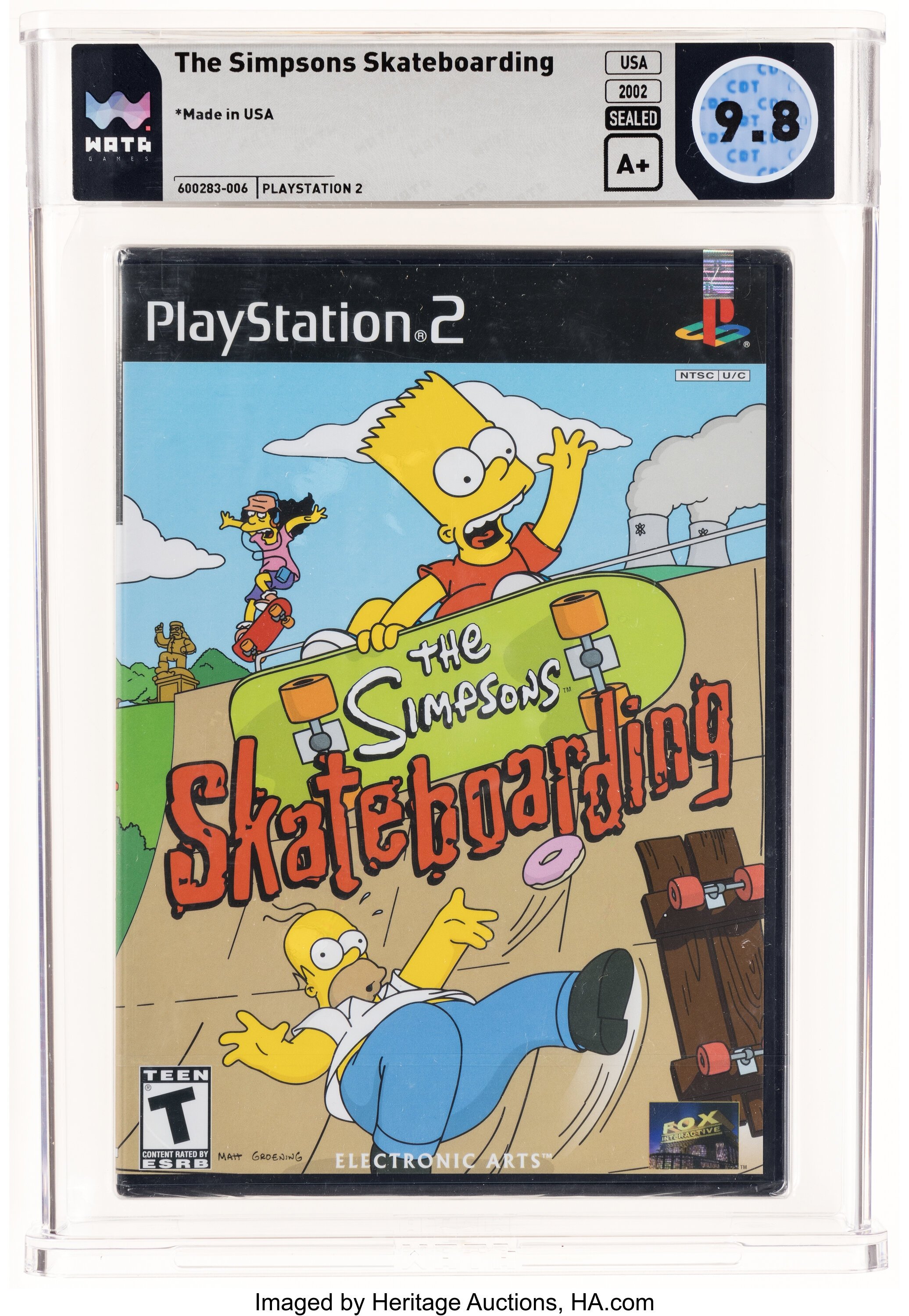 The Simpsons Skateboarding (PS2): PSA Pop Report & Prices