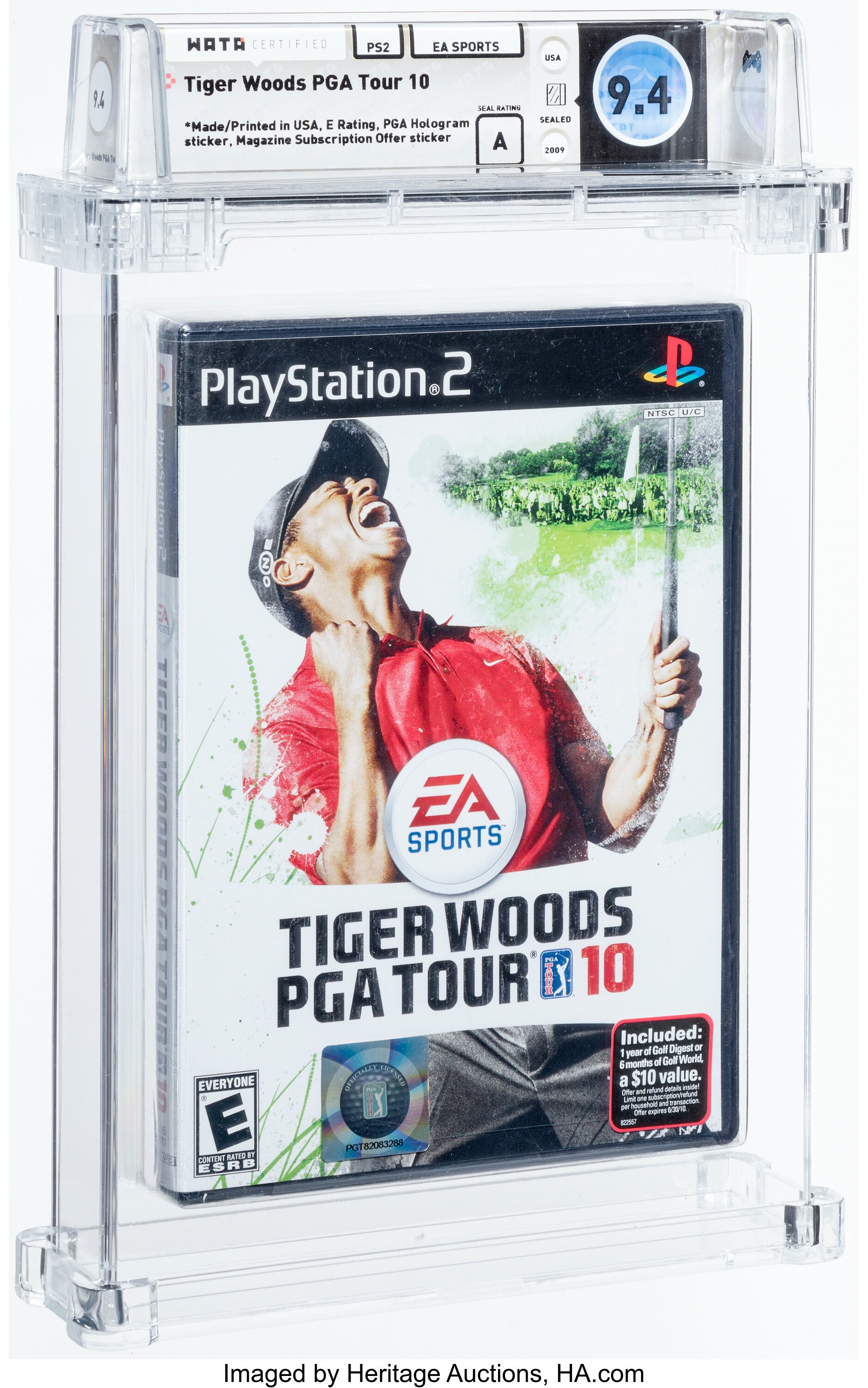 Tiger Woods PGA Tour 10 (PS2): PSA Pop Report & Prices