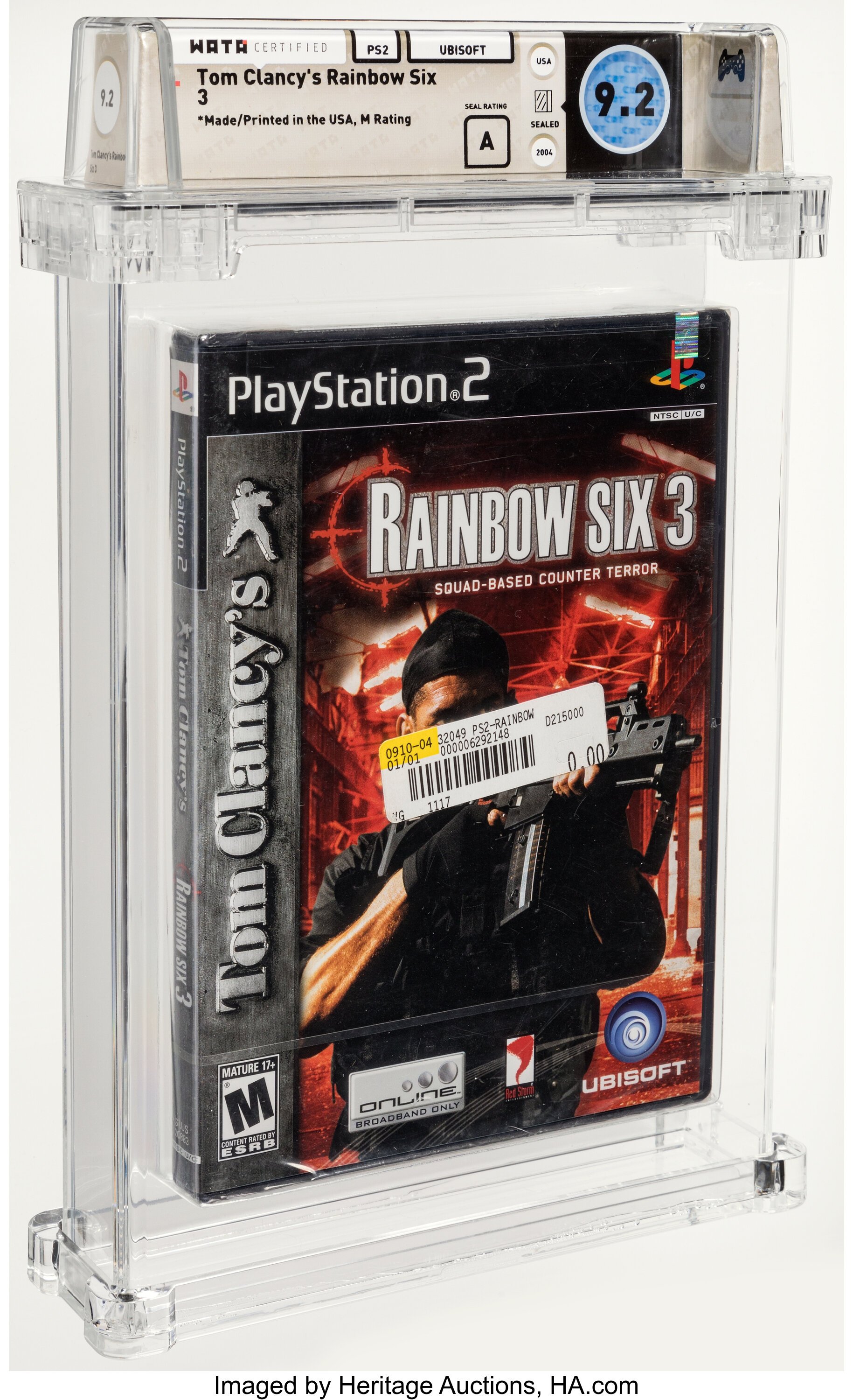 Tom Clancy's Rainbow Six 3 (PS2): PSA Pop Report & Prices