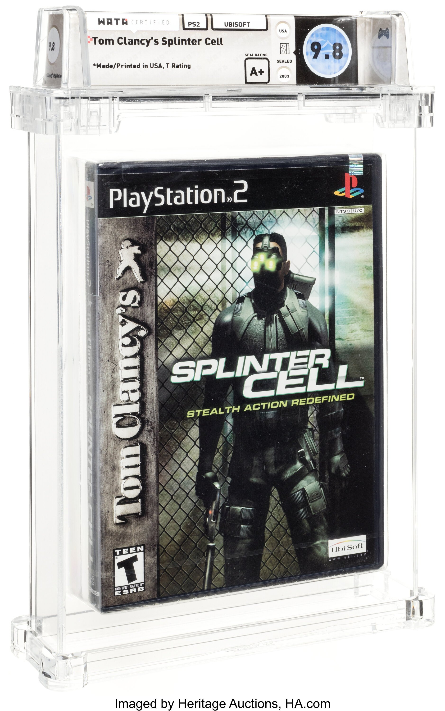 Tom Clancy's Splinter Cell (PS2): PSA Pop Report & Prices