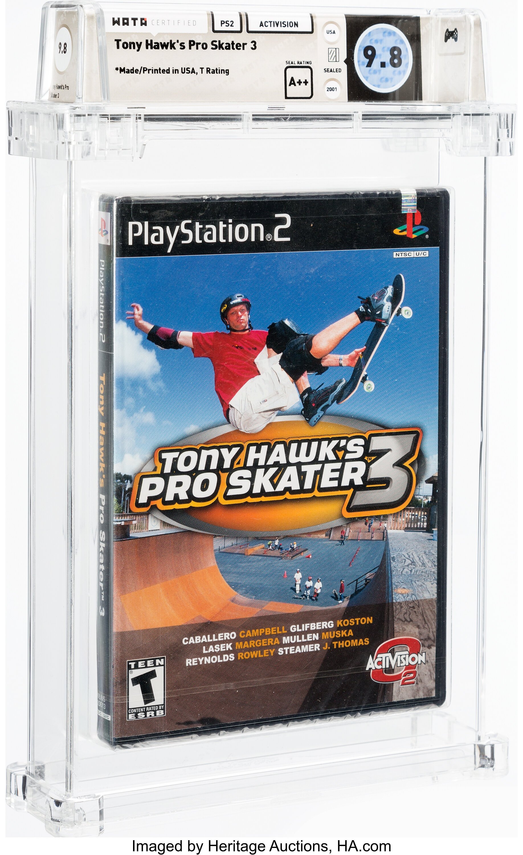Tony Hawk's Pro Skater 3 (PS2): PSA Pop Report & Prices
