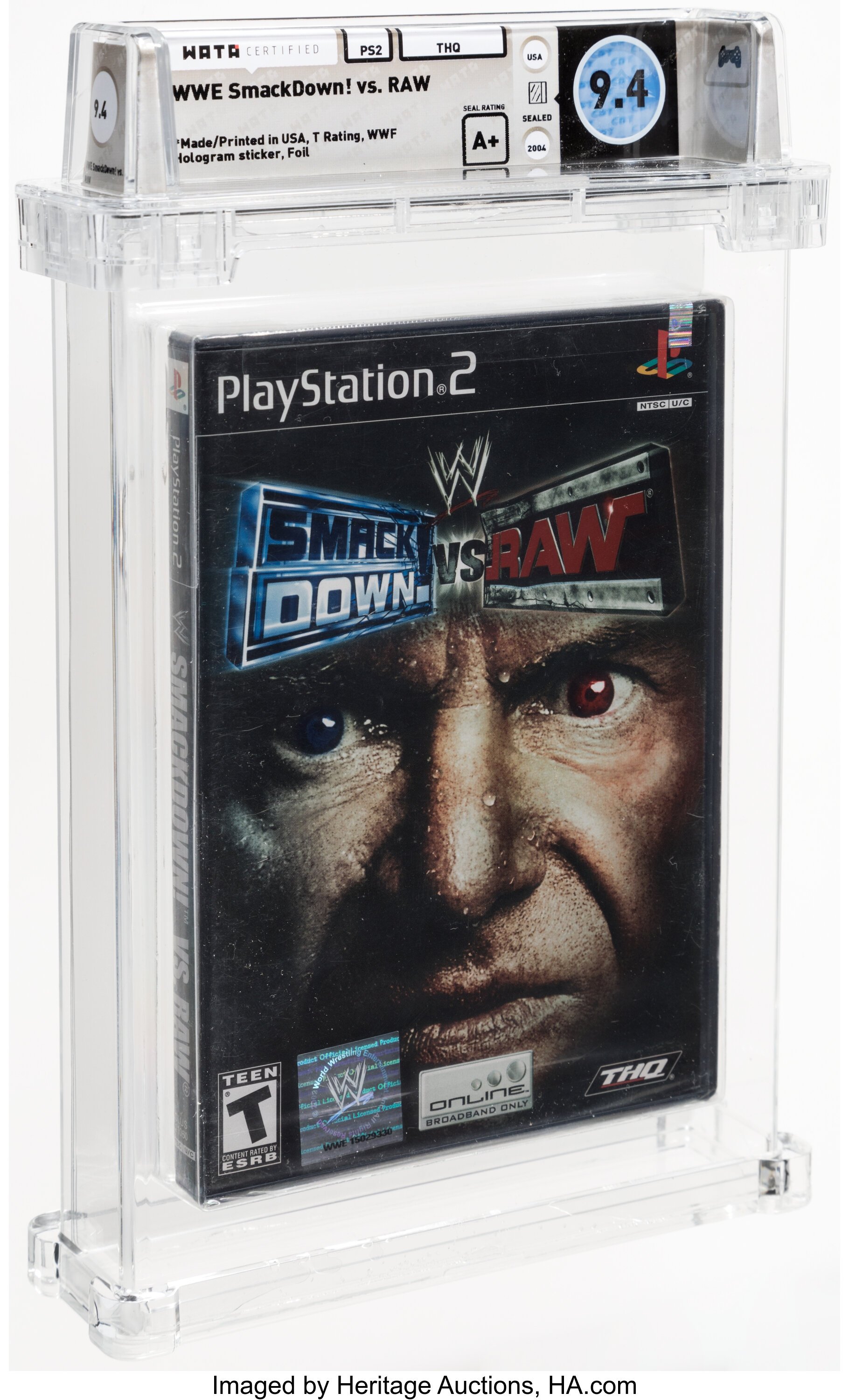 WWE SmackDown! vs. RAW (PS2): PSA Pop Report & Prices