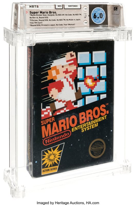 Super Mario Bros. WATA 6.0, the copy sold