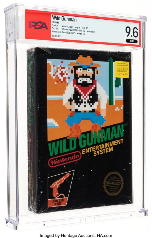 Wild Gunman PSA 9.6, the copy sold