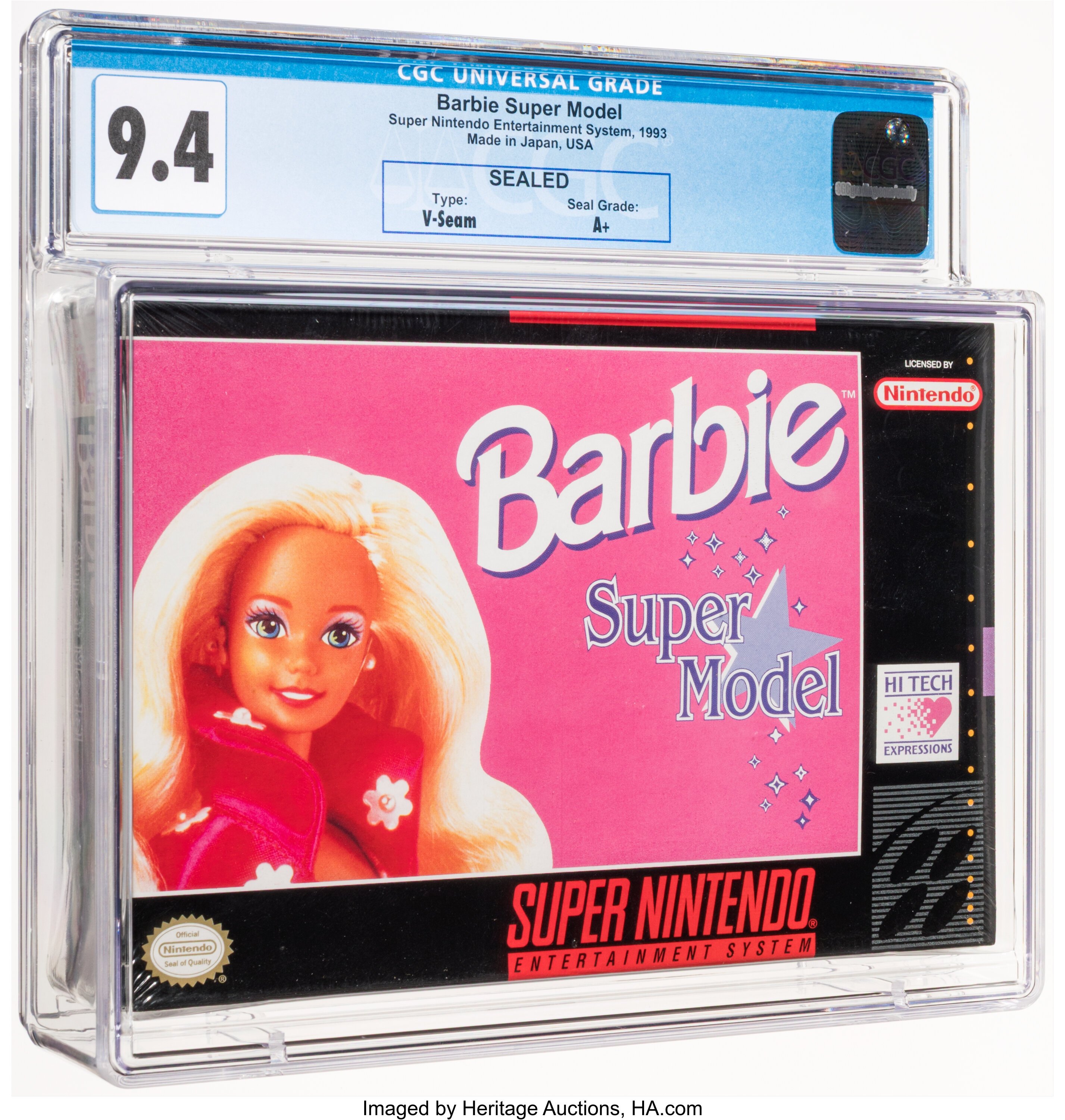 Barbie Super Model (SNES): PSA Pop Report & Prices