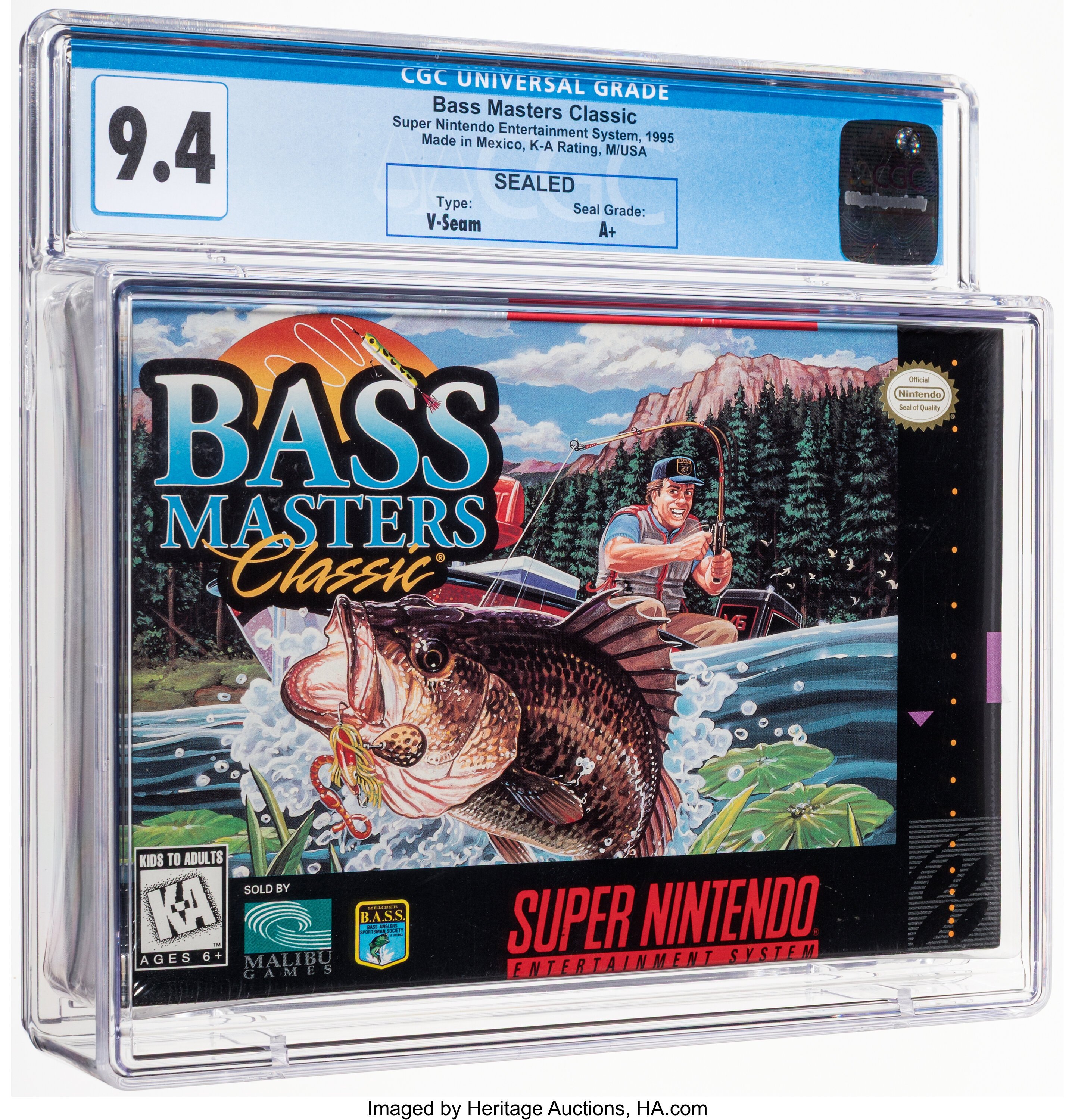 Bass Masters Classic (SNES): PSA Pop Report & Prices