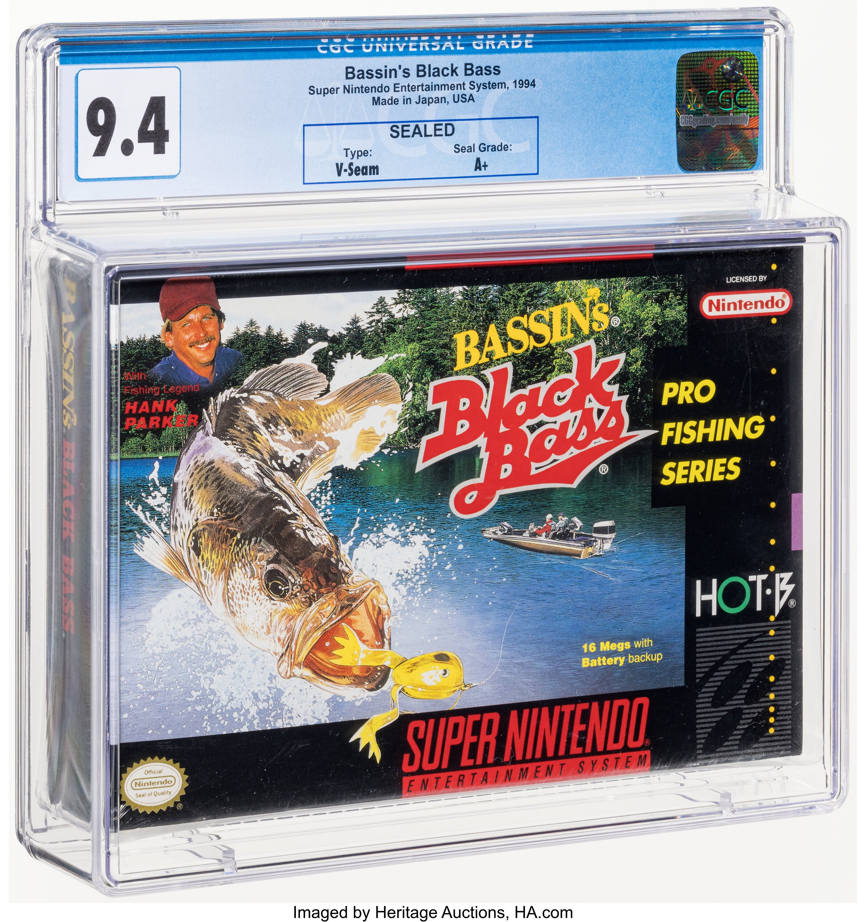 Bassin's Black Bass with Hank Parker (SNES): Pop Report