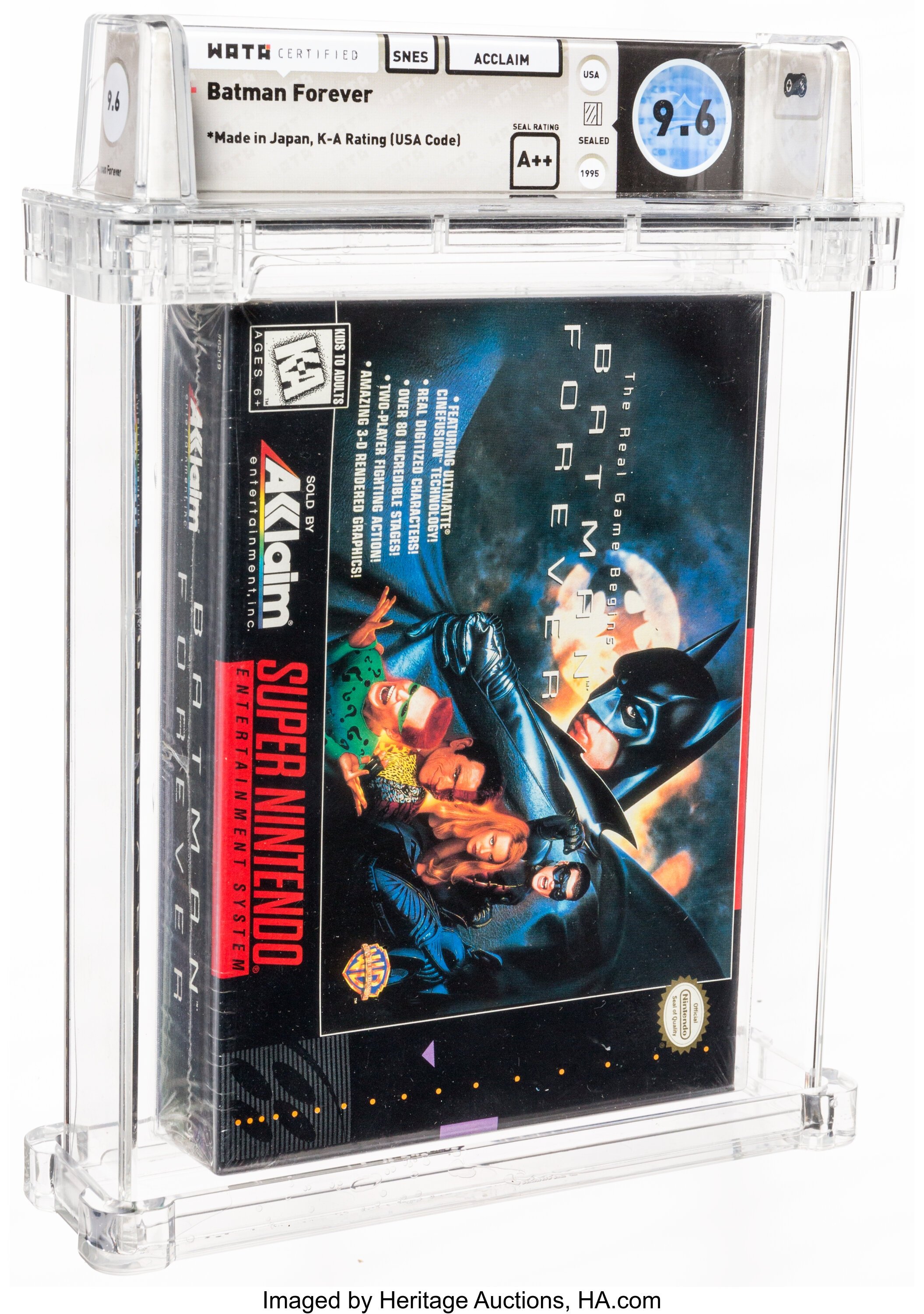 Batman Forever (SNES): PSA Pop Report & Prices