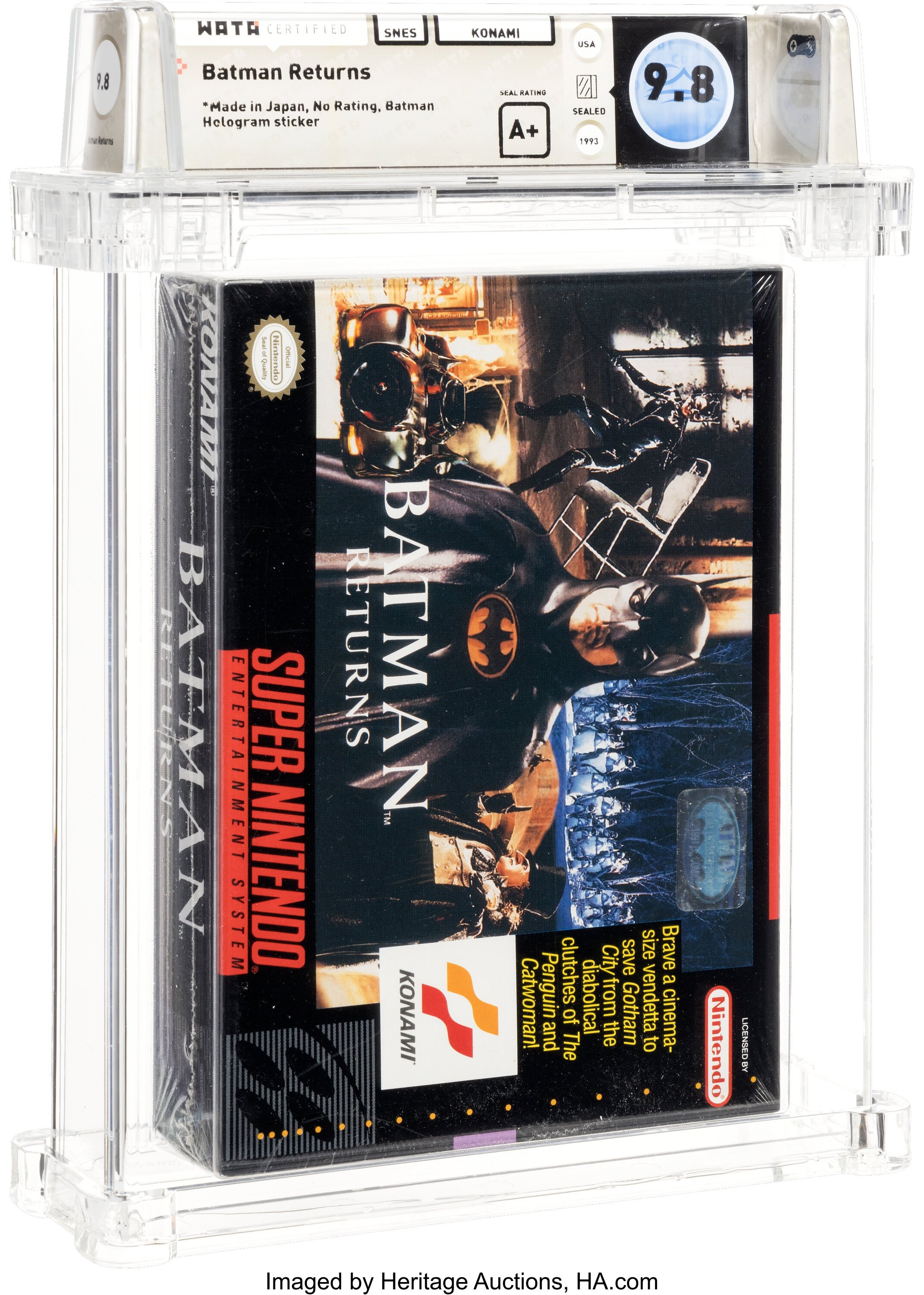 Batman Returns (SNES): PSA Pop Report & Prices