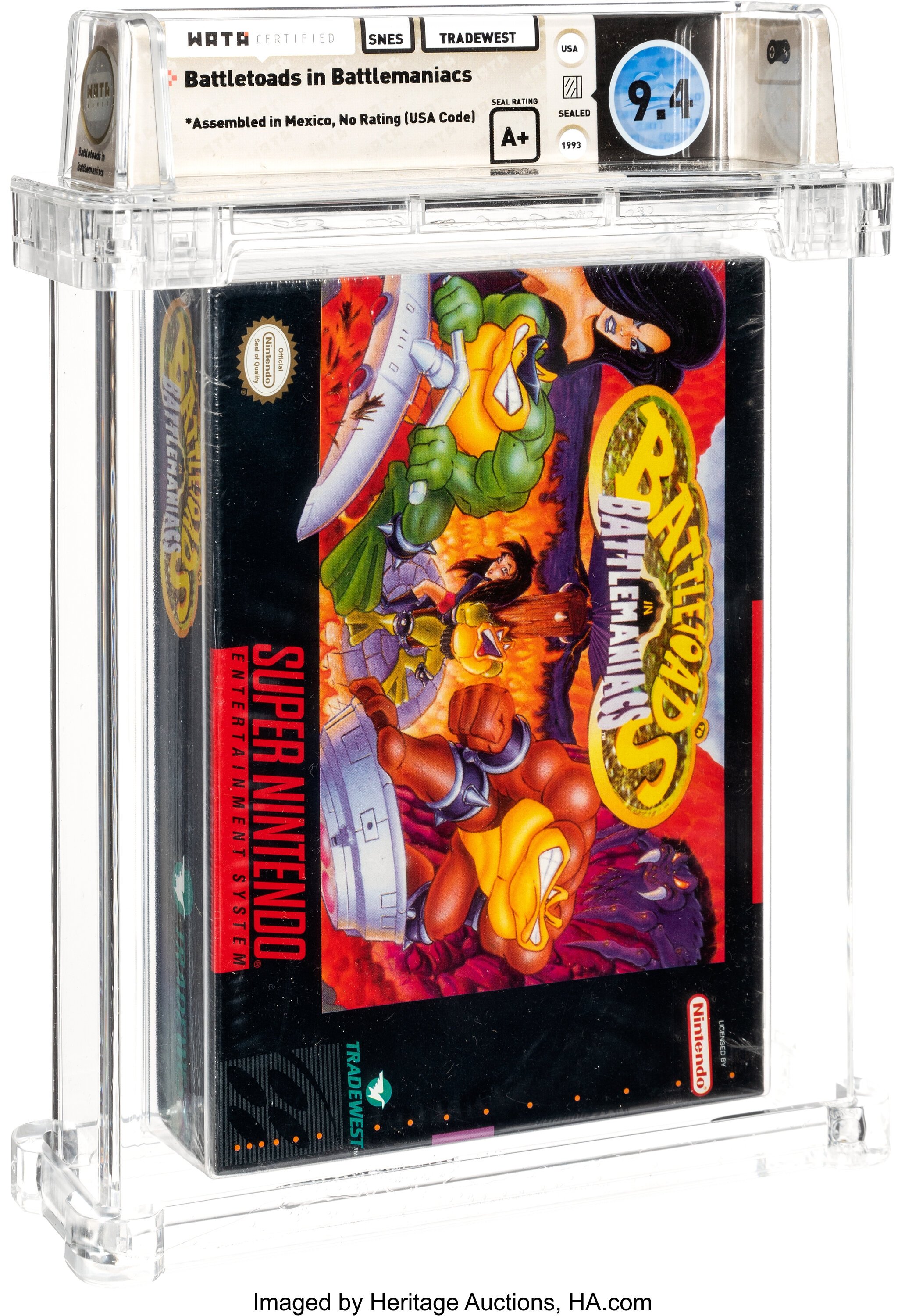 Battletoads in Battlemaniacs (SNES): PSA Pop Report & Prices