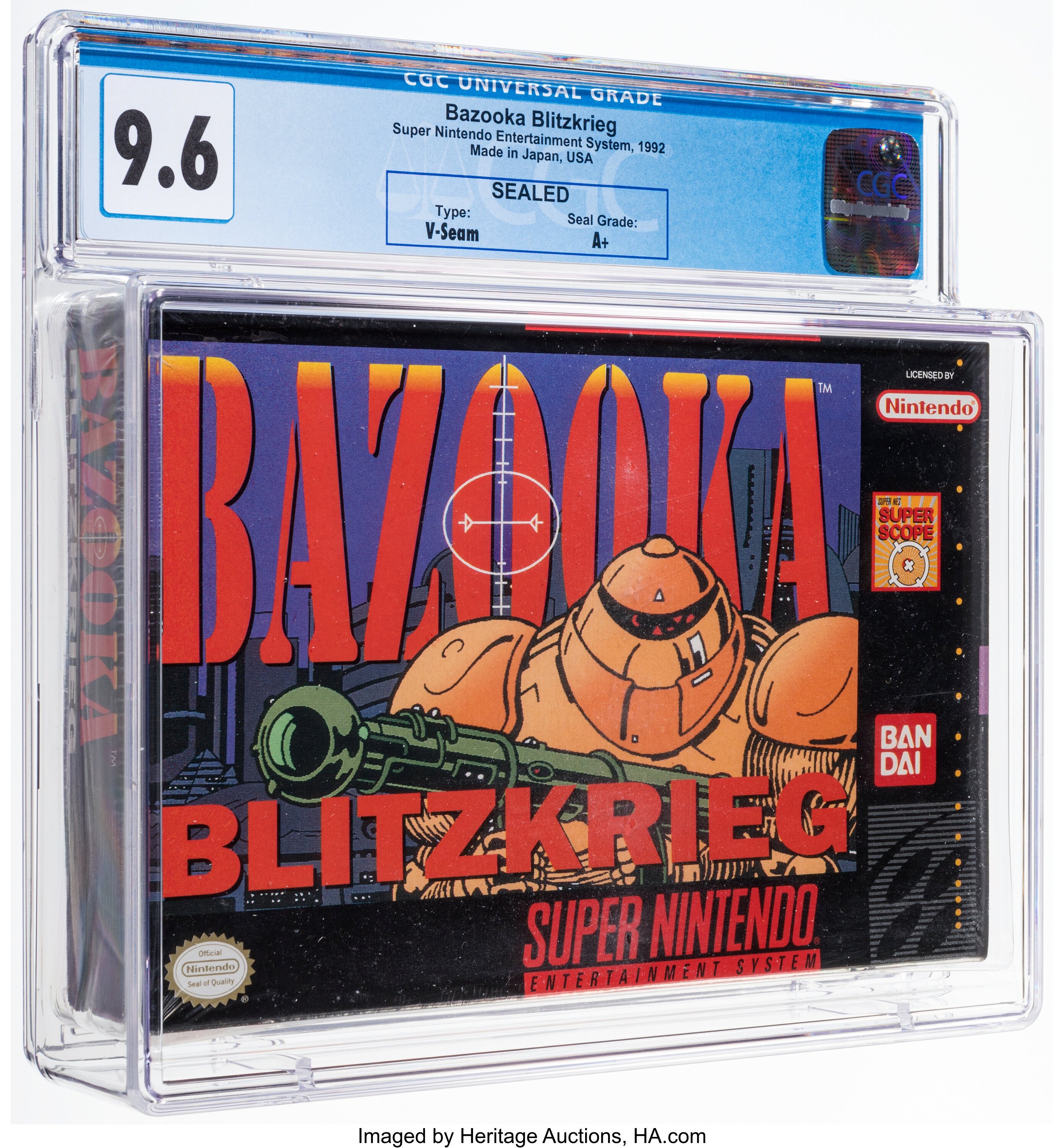 Bazooka Blitzkrieg (SNES): PSA Pop Report & Prices