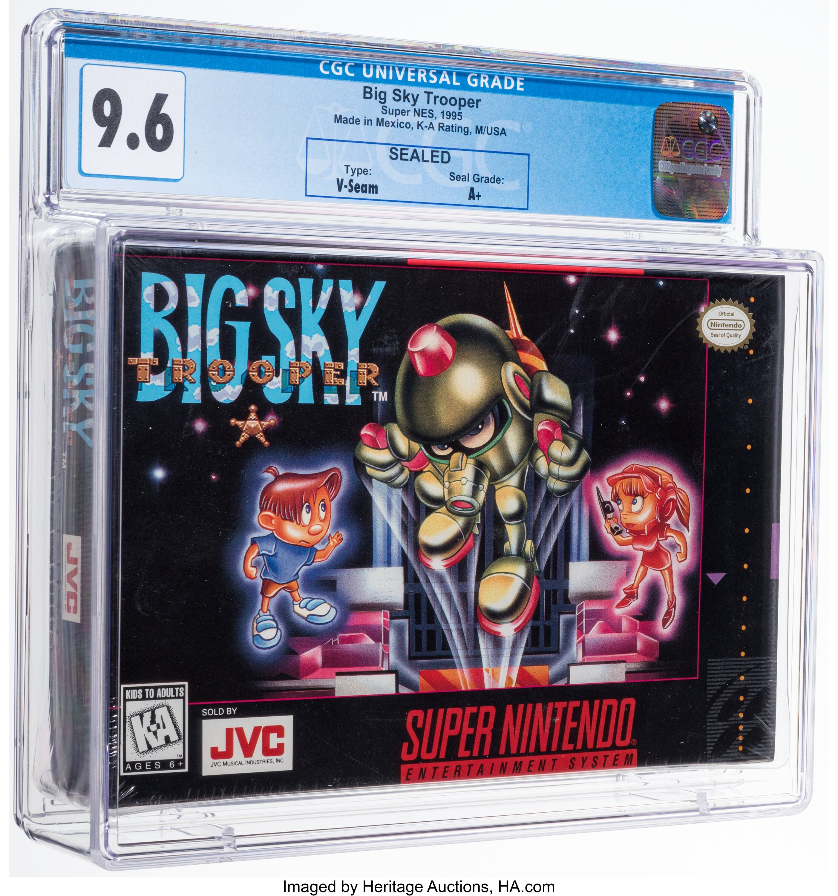 Big Sky Trooper (SNES): PSA Pop Report & Prices
