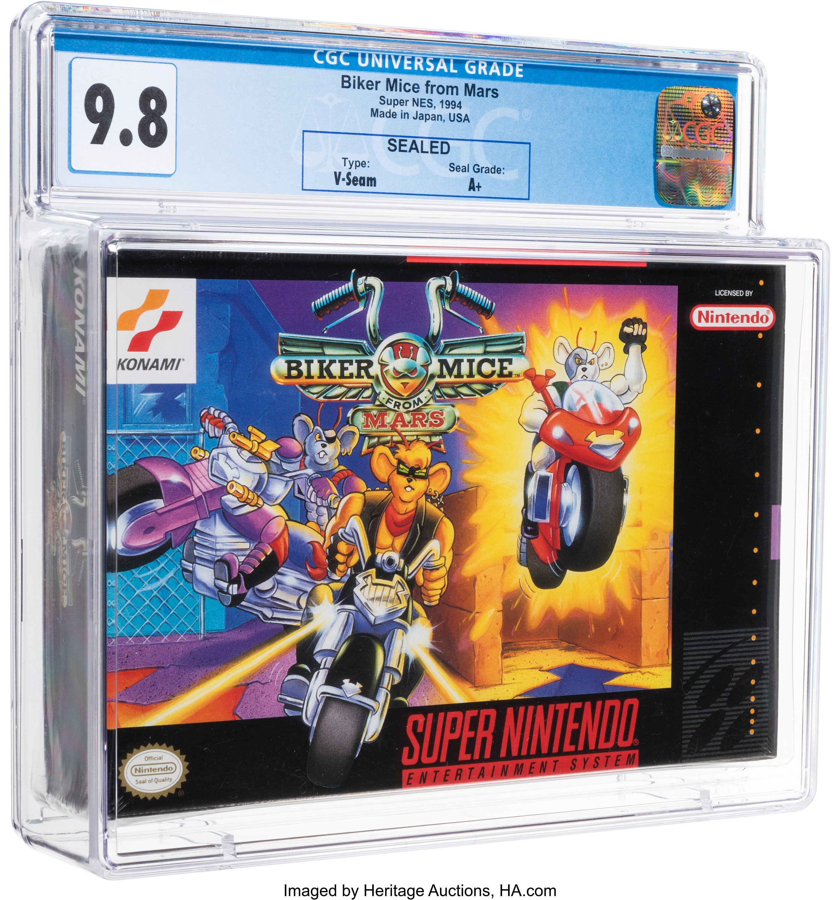 Biker Mice from Mars (SNES): PSA Pop Report & Prices