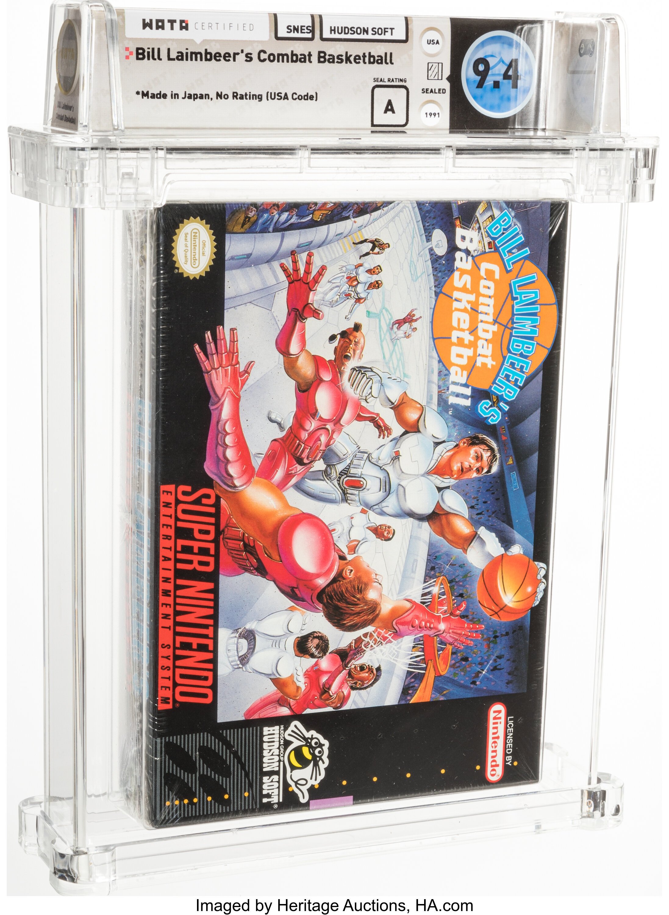 Bill Laimbeer's Combat Basketball (SNES): PSA Pop & Prices