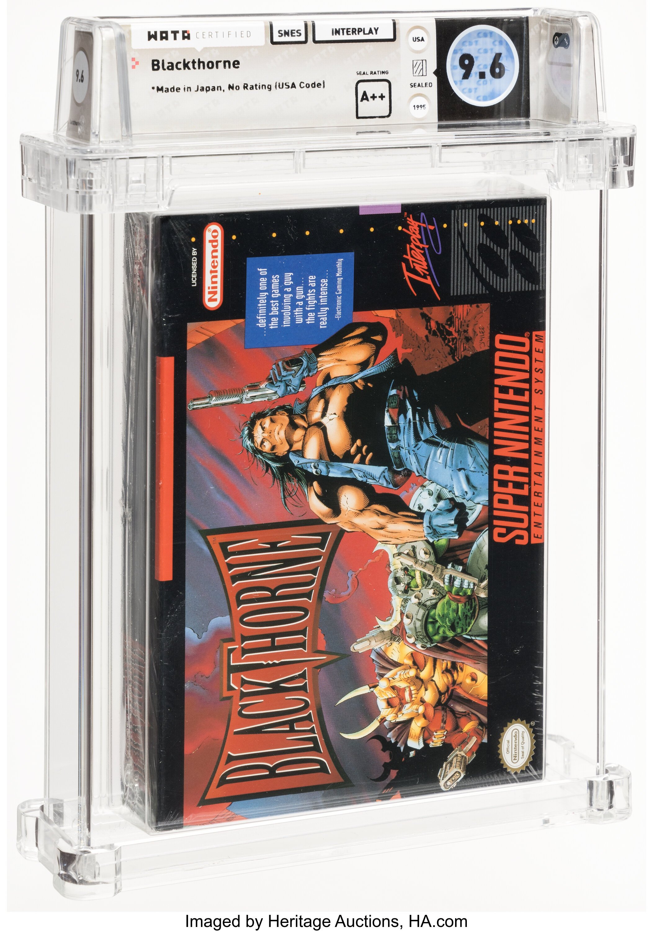 Blackthorne (SNES): PSA Pop Report & Prices