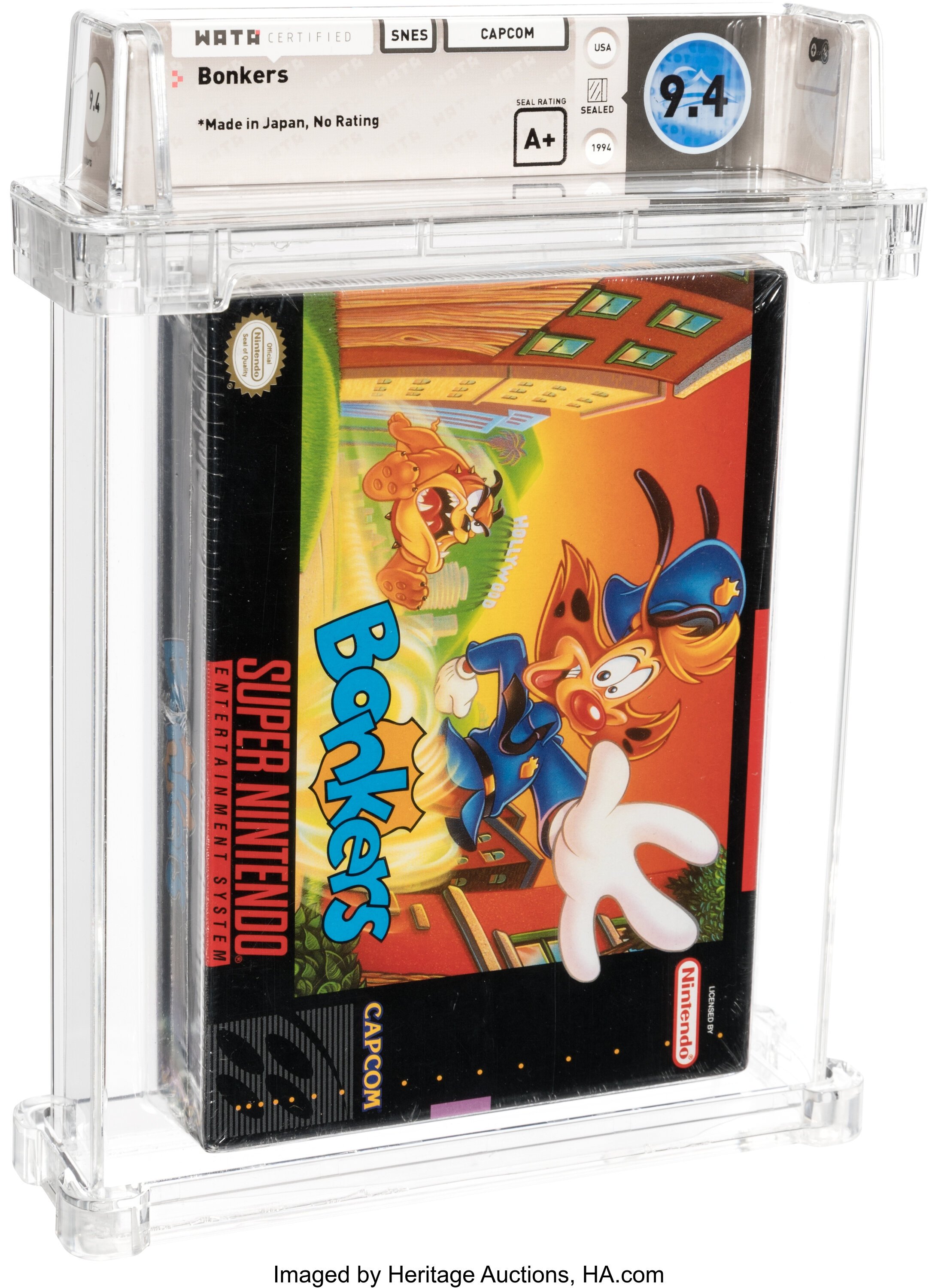 Bonkers (SNES): PSA Pop Report & Prices