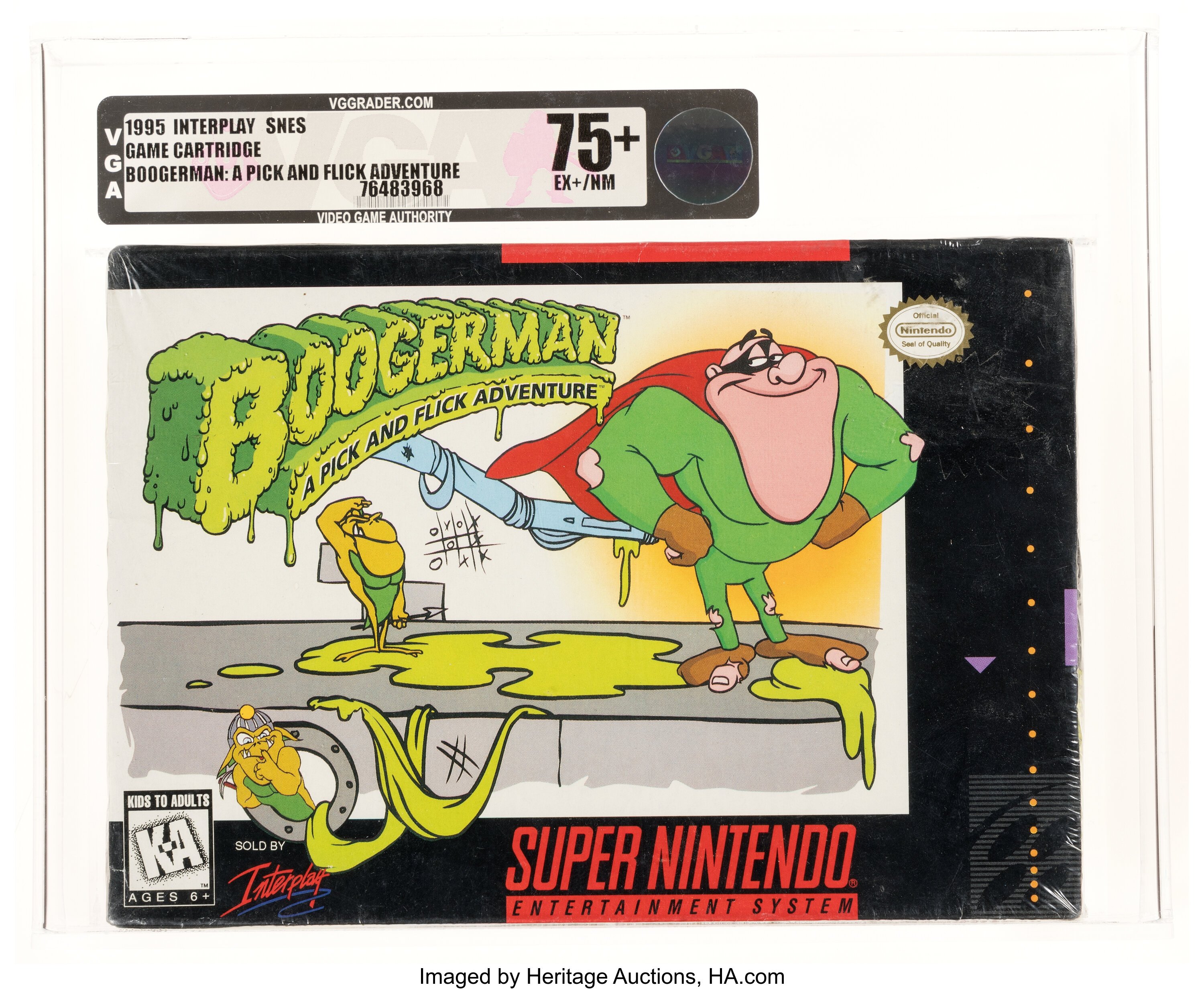 Boogerman: A Pick and Flick Adventure (SNES) — Pop Report
