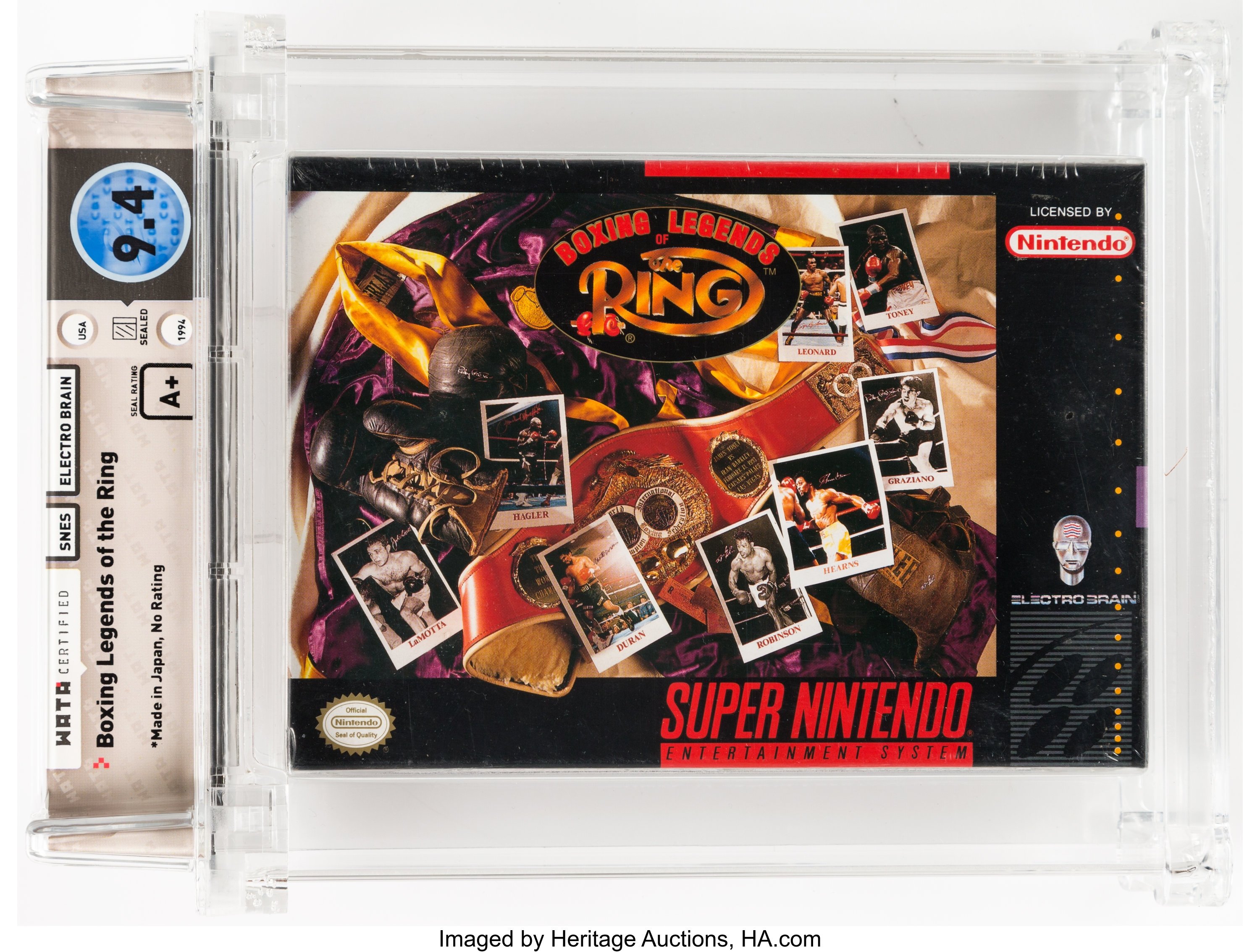 Boxing Legends of the Ring (SNES): PSA Pop Report & Prices
