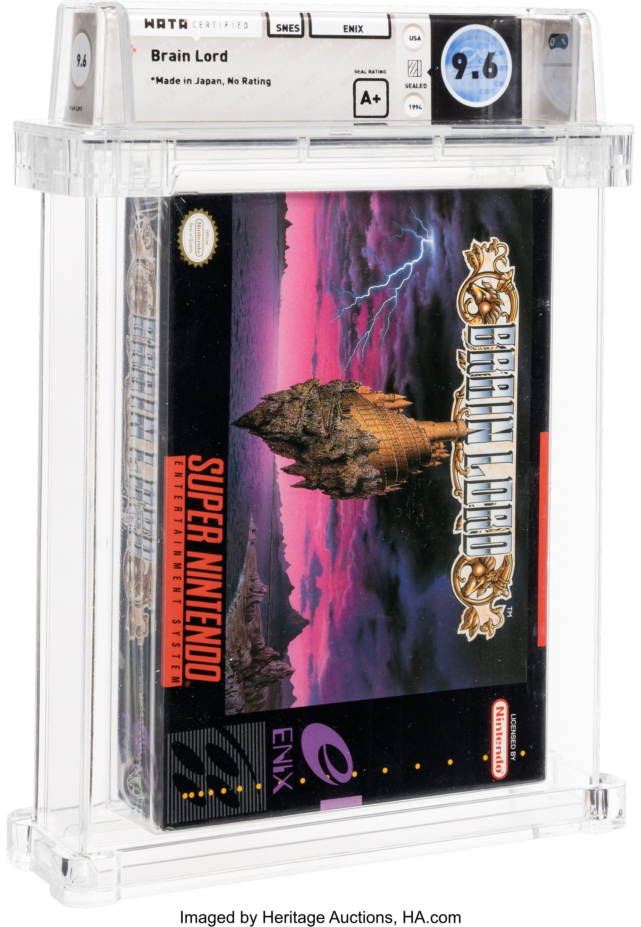 Brain Lord (SNES): PSA Pop Report & Prices
