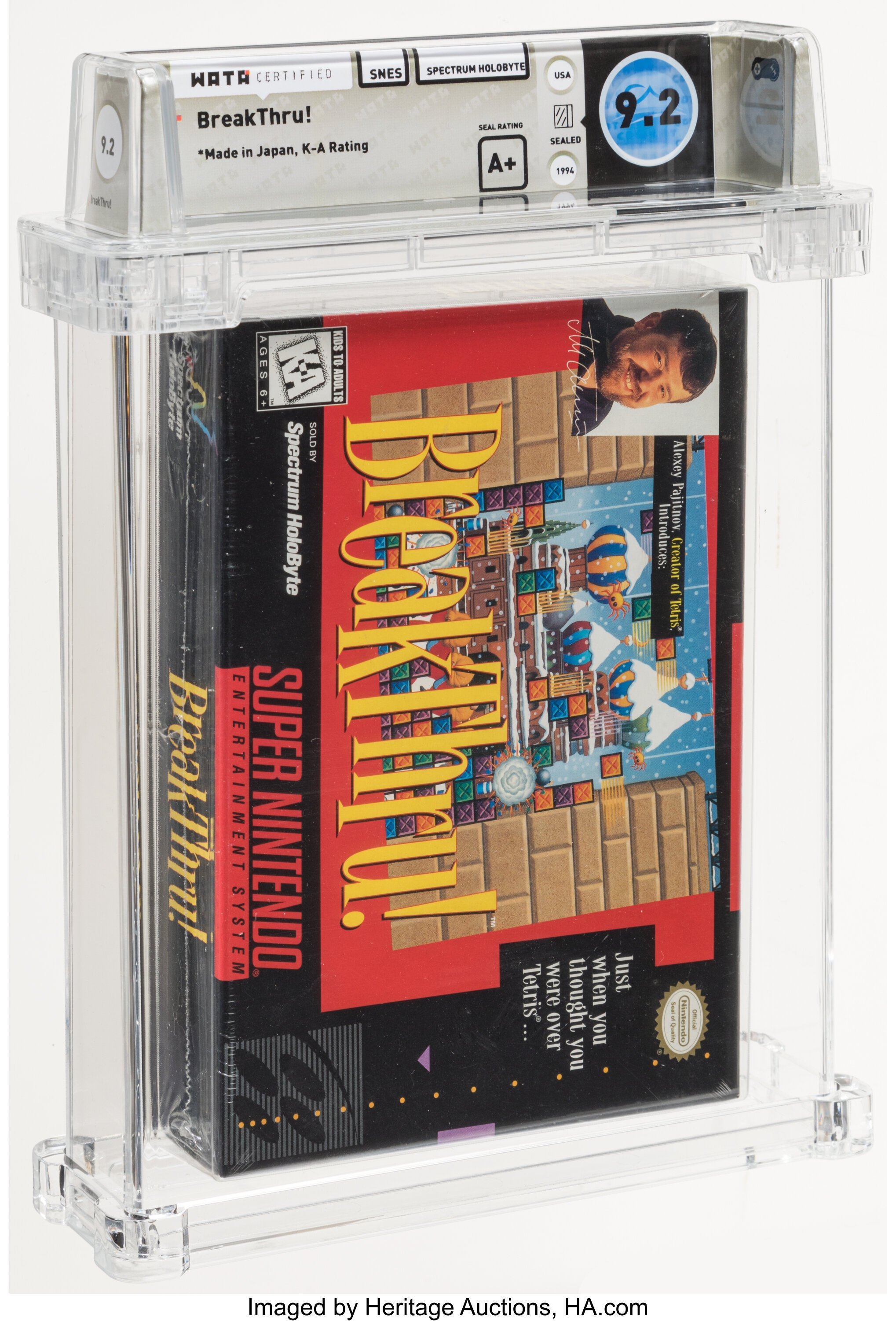 BreakThru! (SNES): PSA Pop Report & Prices