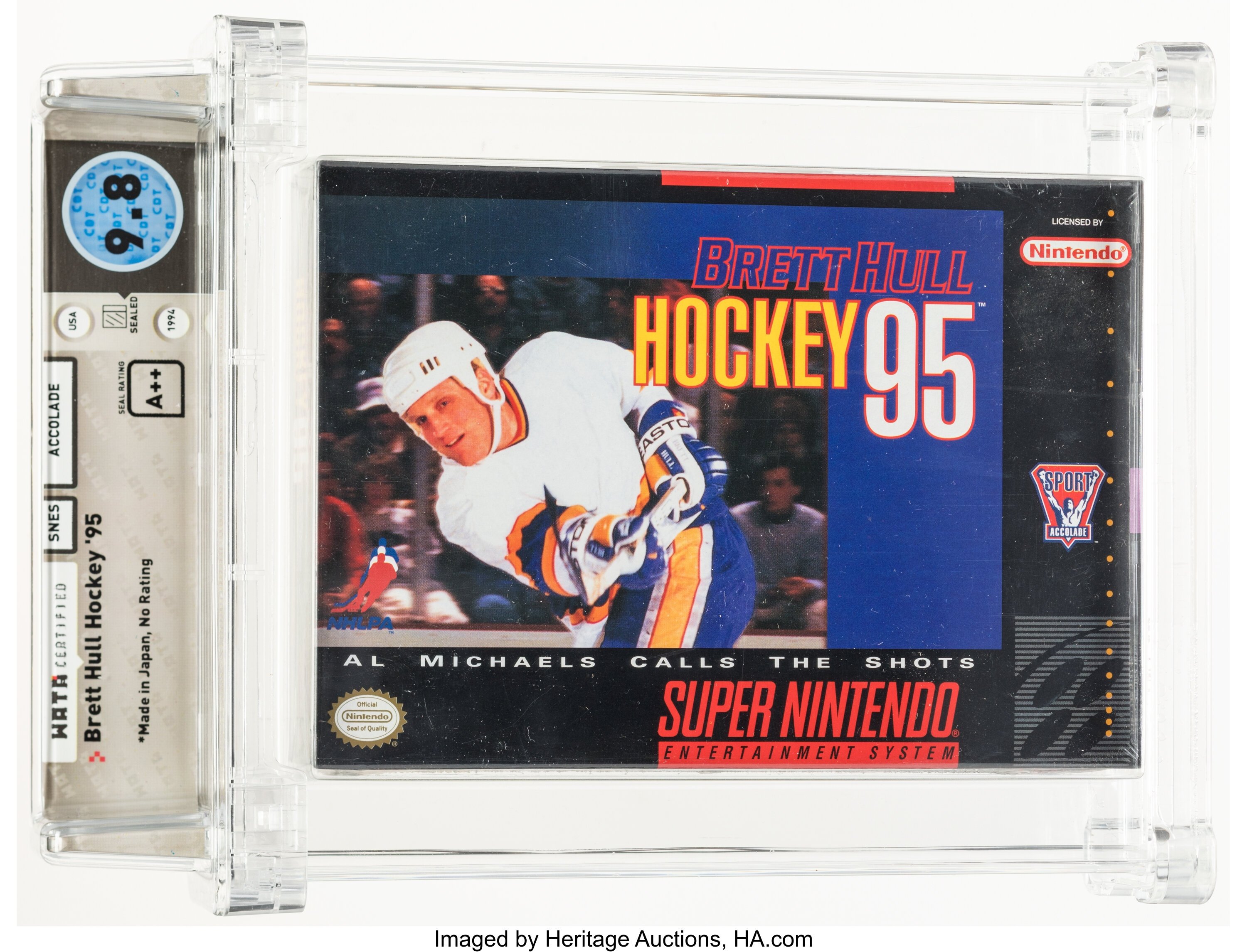 Brett Hull Hockey '95 (SNES): PSA Pop Report & Prices