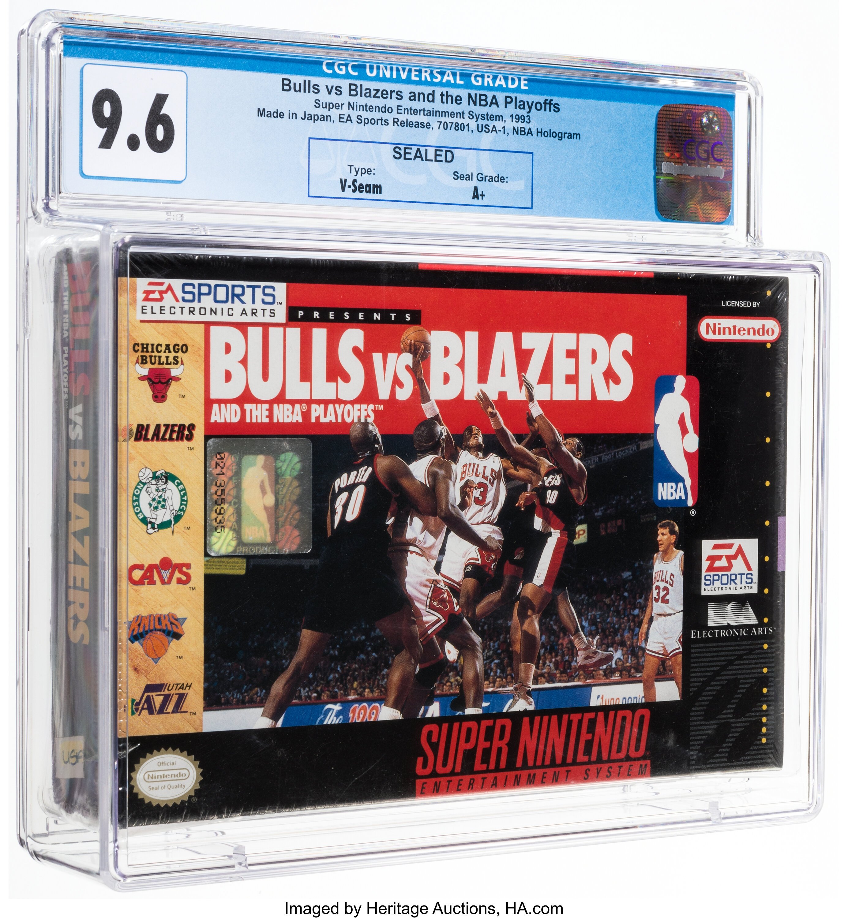 Bulls vs Blazers and the NBA Playoffs (SNES): Pop Report