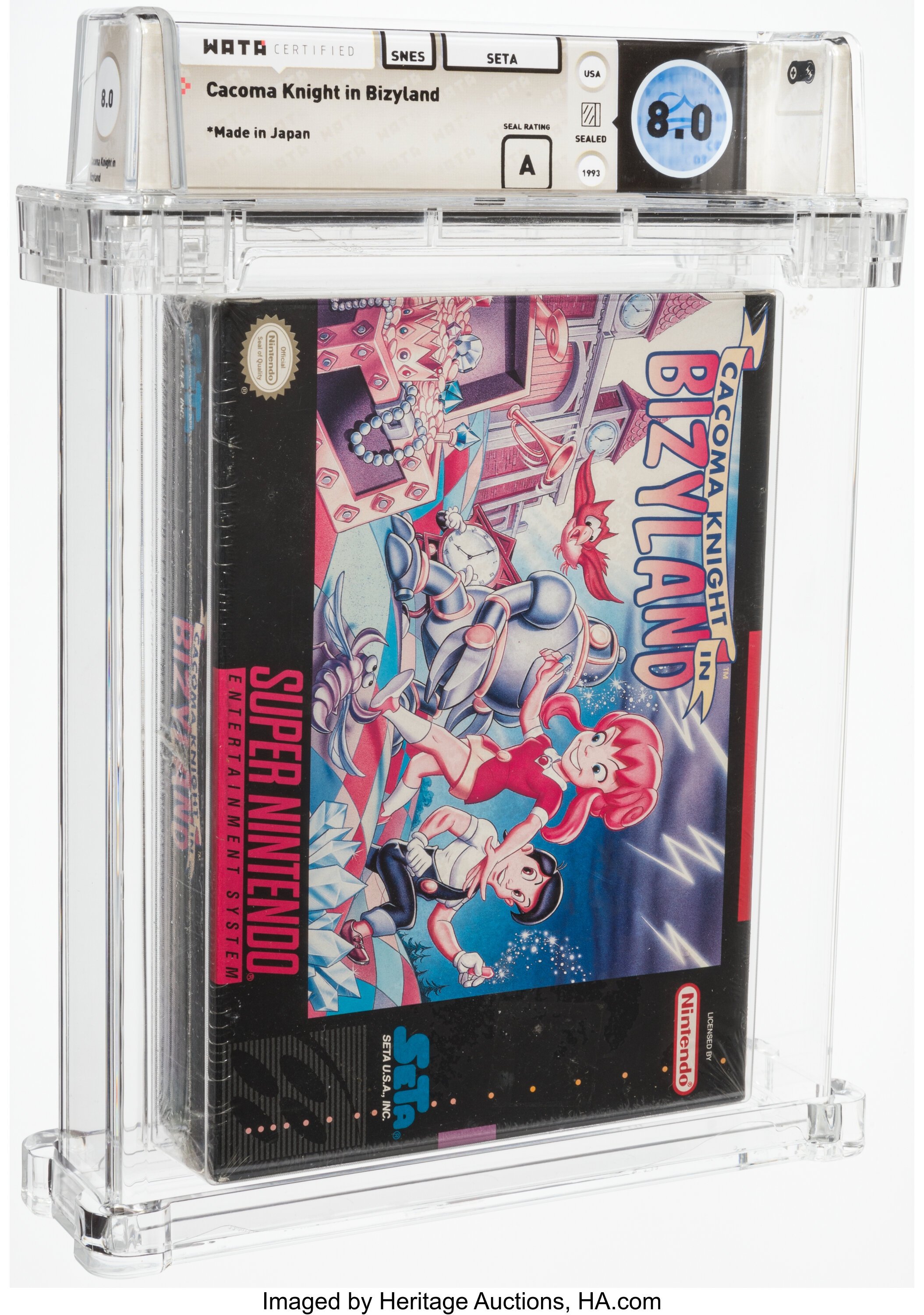 Cacoma Knight in Bizyland (SNES): PSA Pop Report & Prices