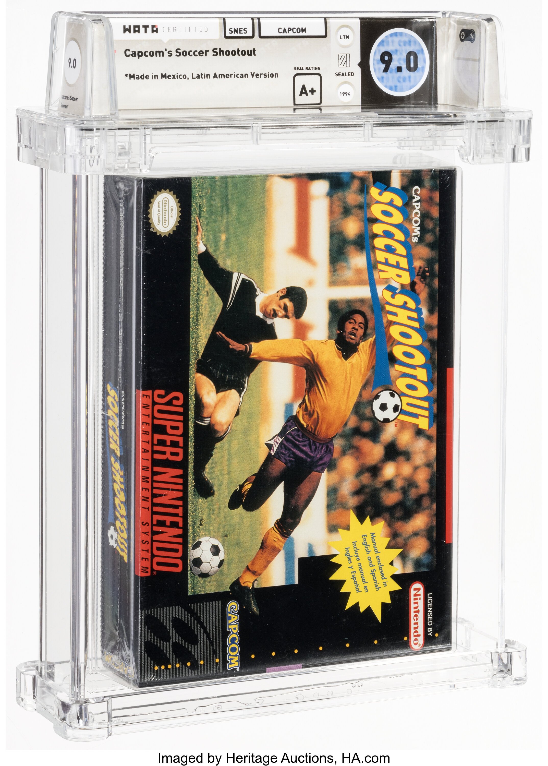 Capcom's Soccer Shootout (SNES): PSA Pop Report & Prices