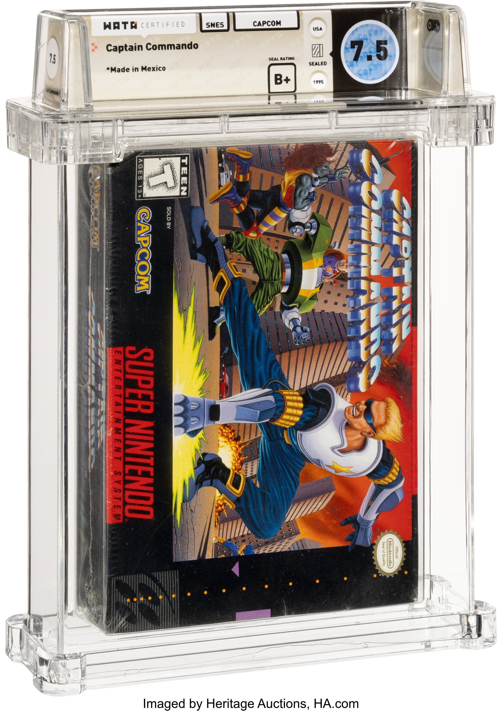 Captain Commando (SNES): PSA Pop Report & Prices