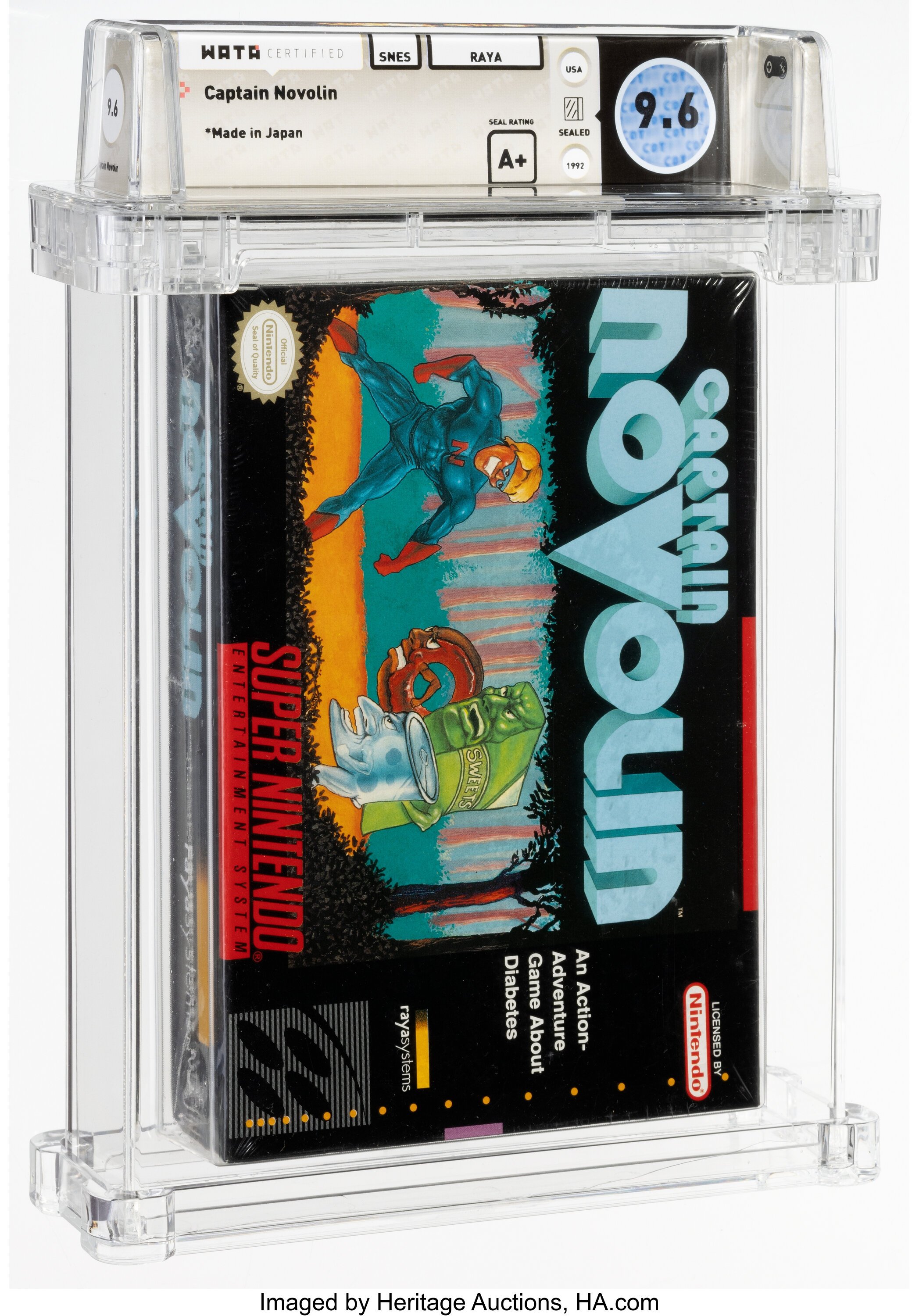 Captain Novolin (SNES): PSA Pop Report & Prices