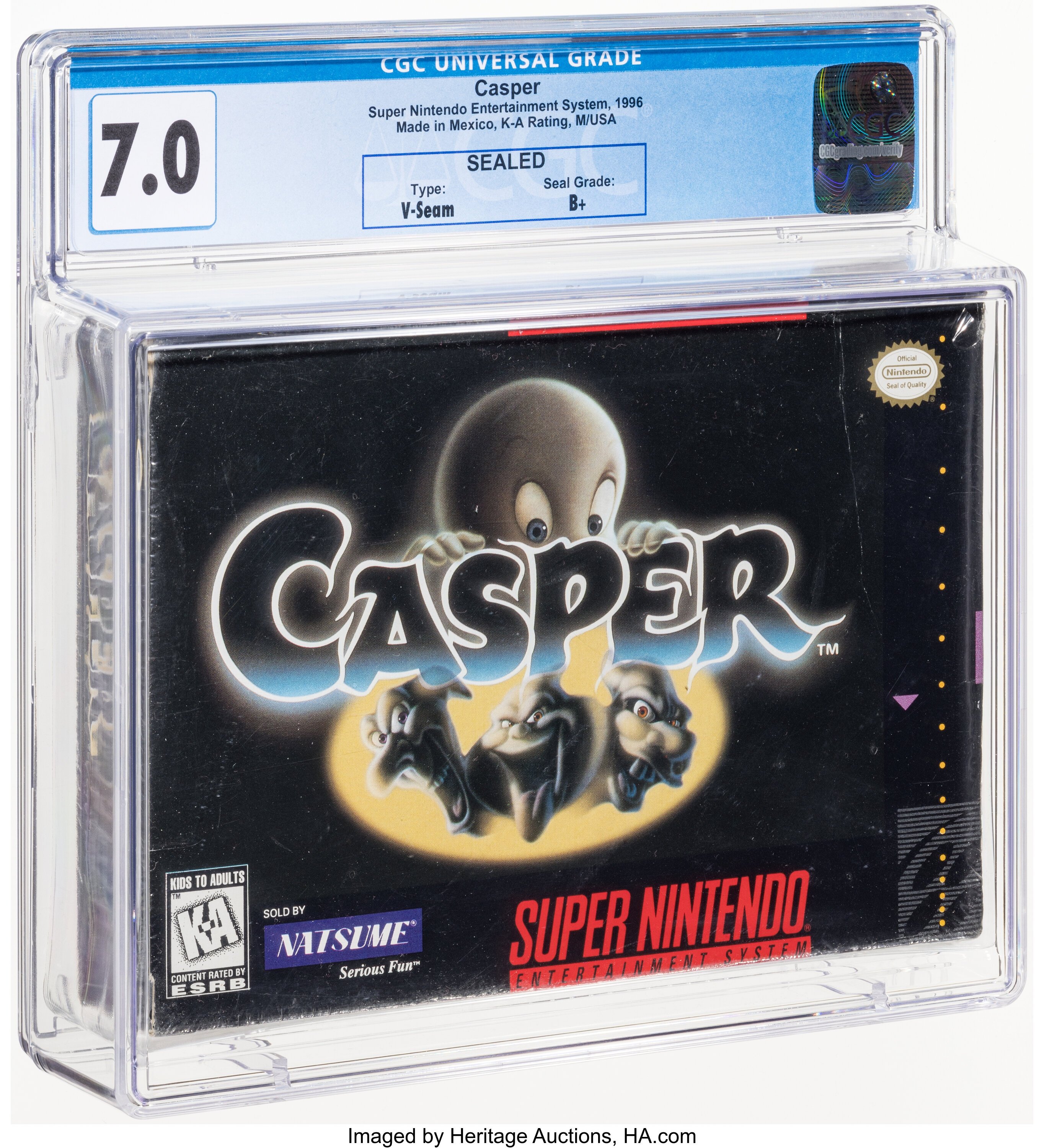 Casper (SNES): PSA Pop Report & Prices
