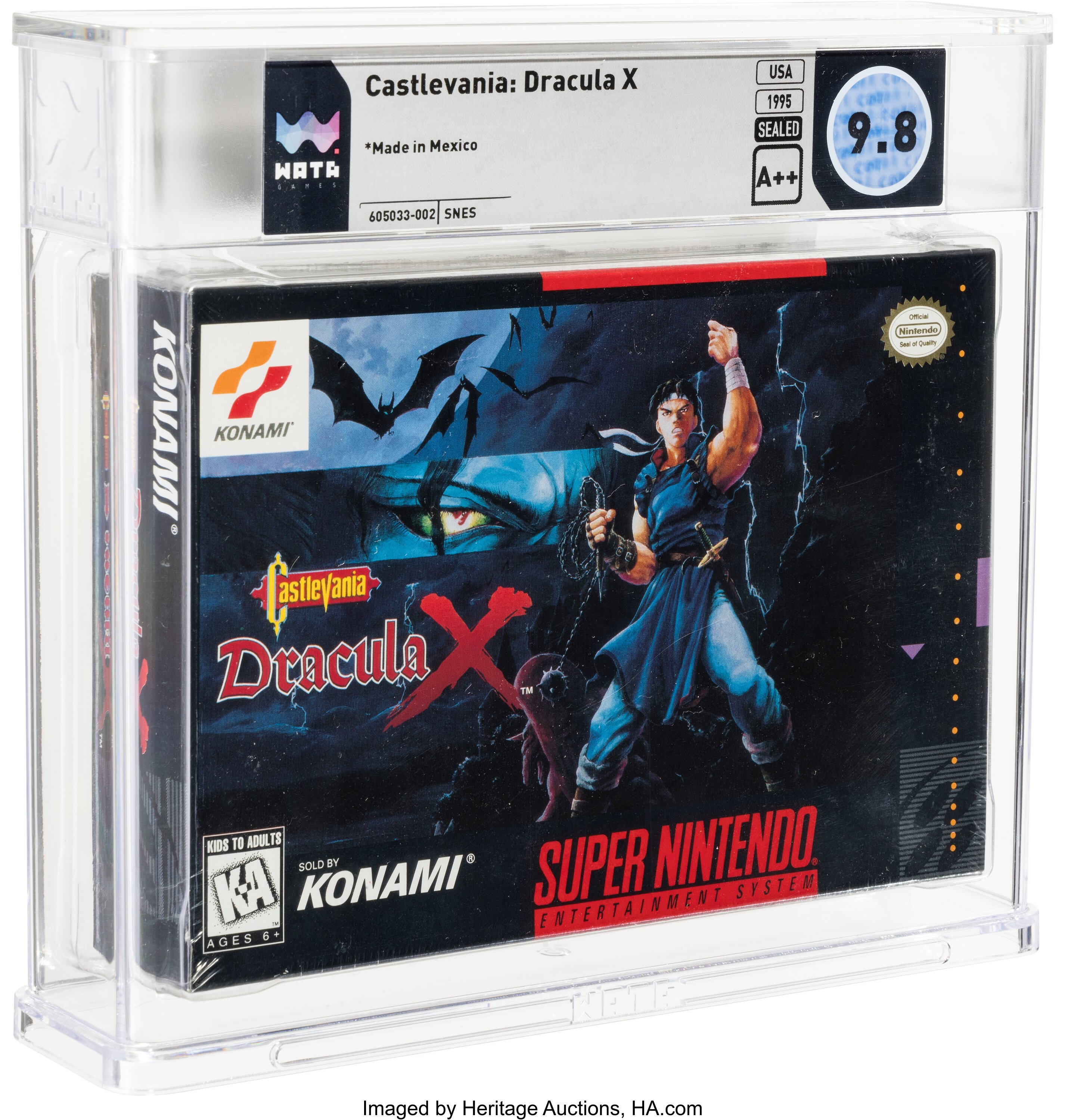 Castlevania: Dracula X (SNES) — PSA Pop Report & Prices