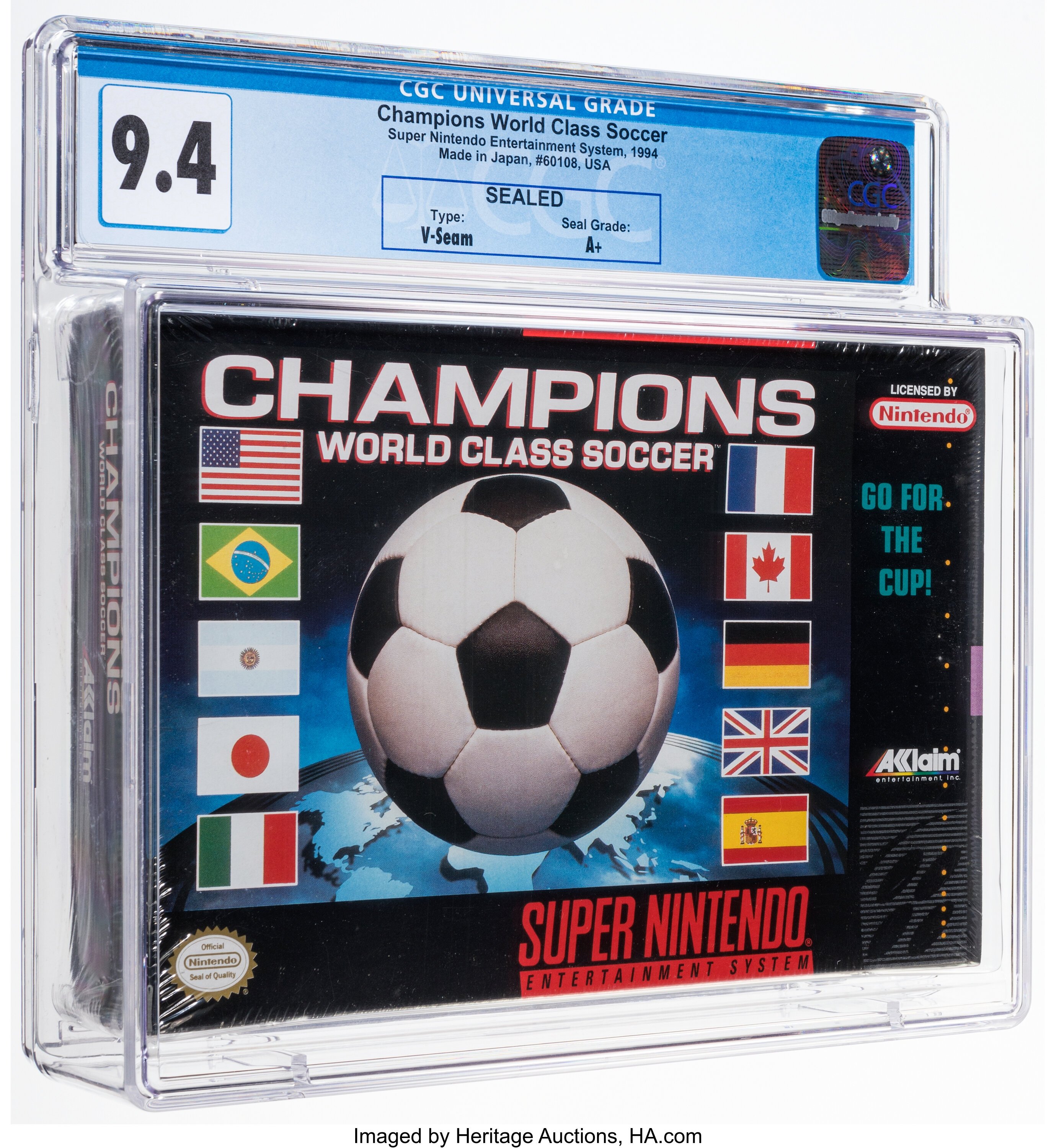 Champions World Class Soccer (SNES): PSA Pop Report & Prices