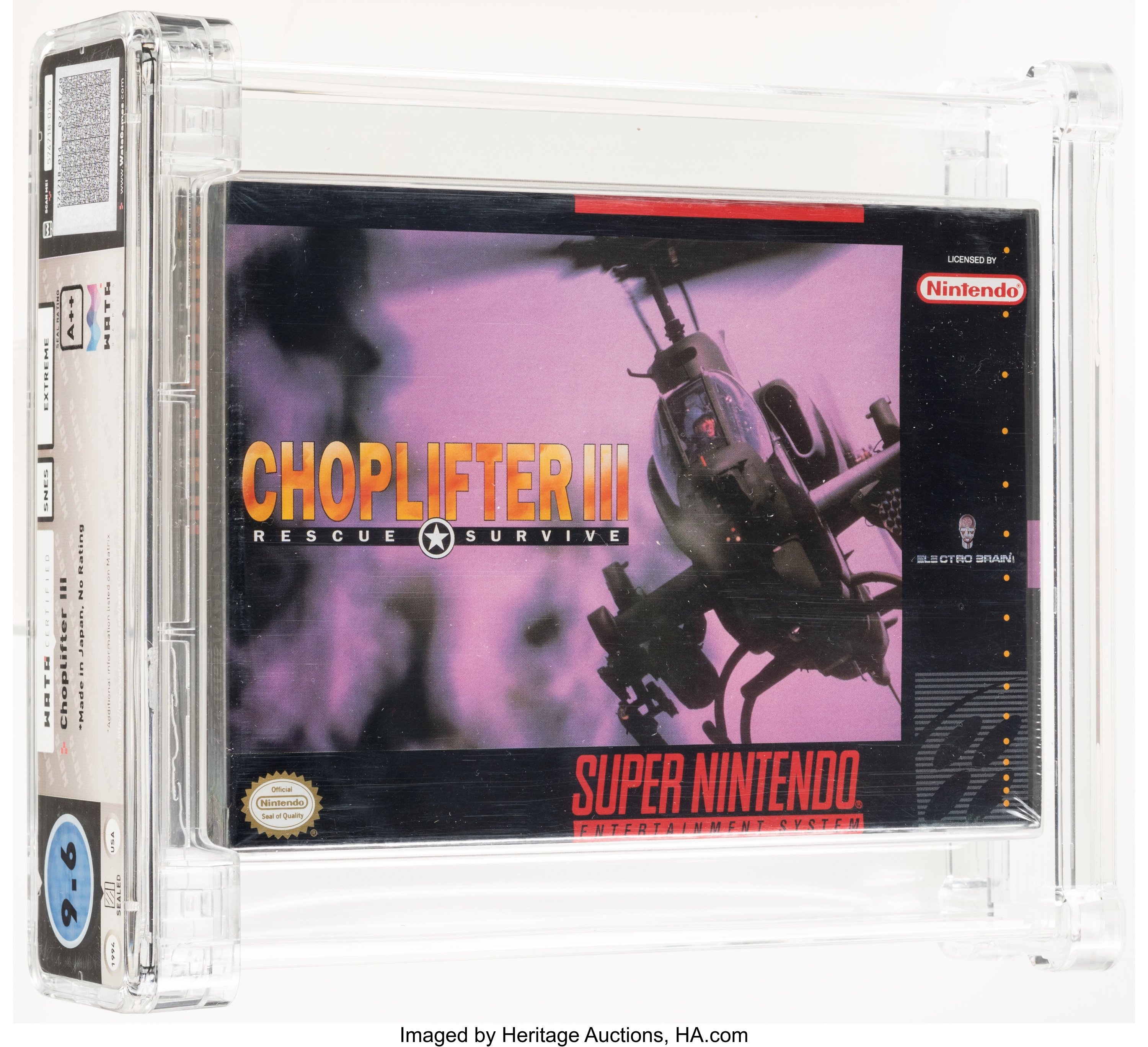 Choplifter III (SNES): PSA Pop Report & Prices