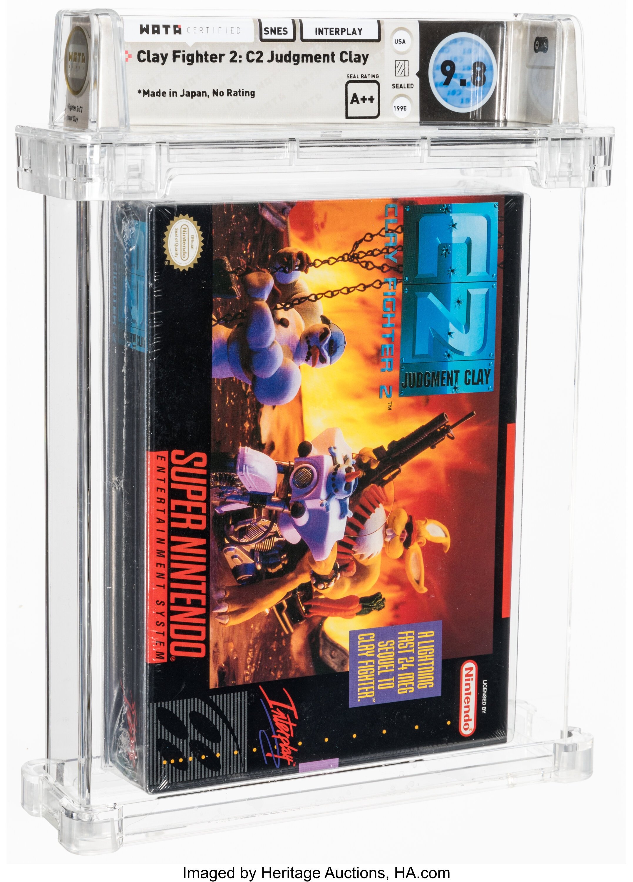 Clay Fighter 2: C2 Judgment Clay (SNES) — PSA Pop & Prices