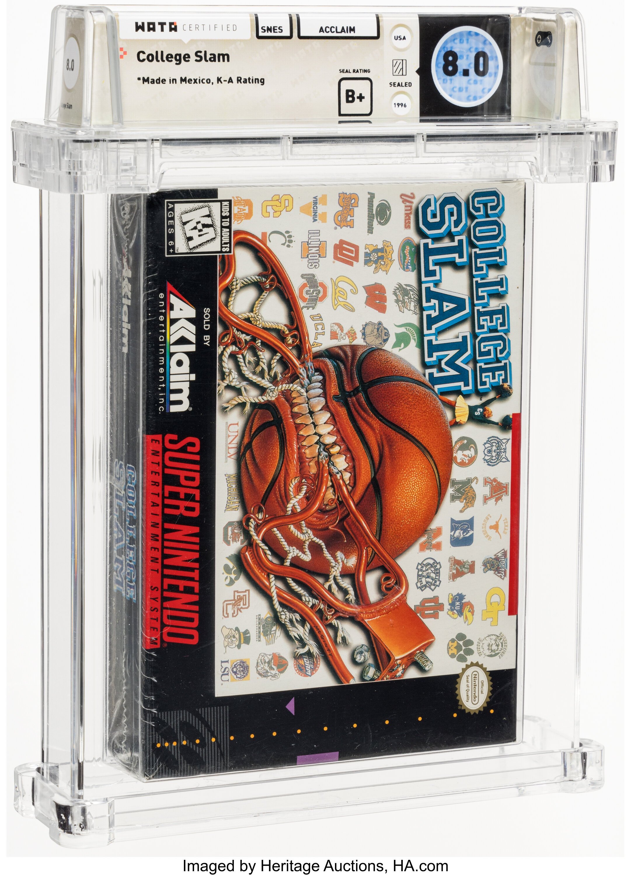 College Slam (SNES): PSA Pop Report & Prices