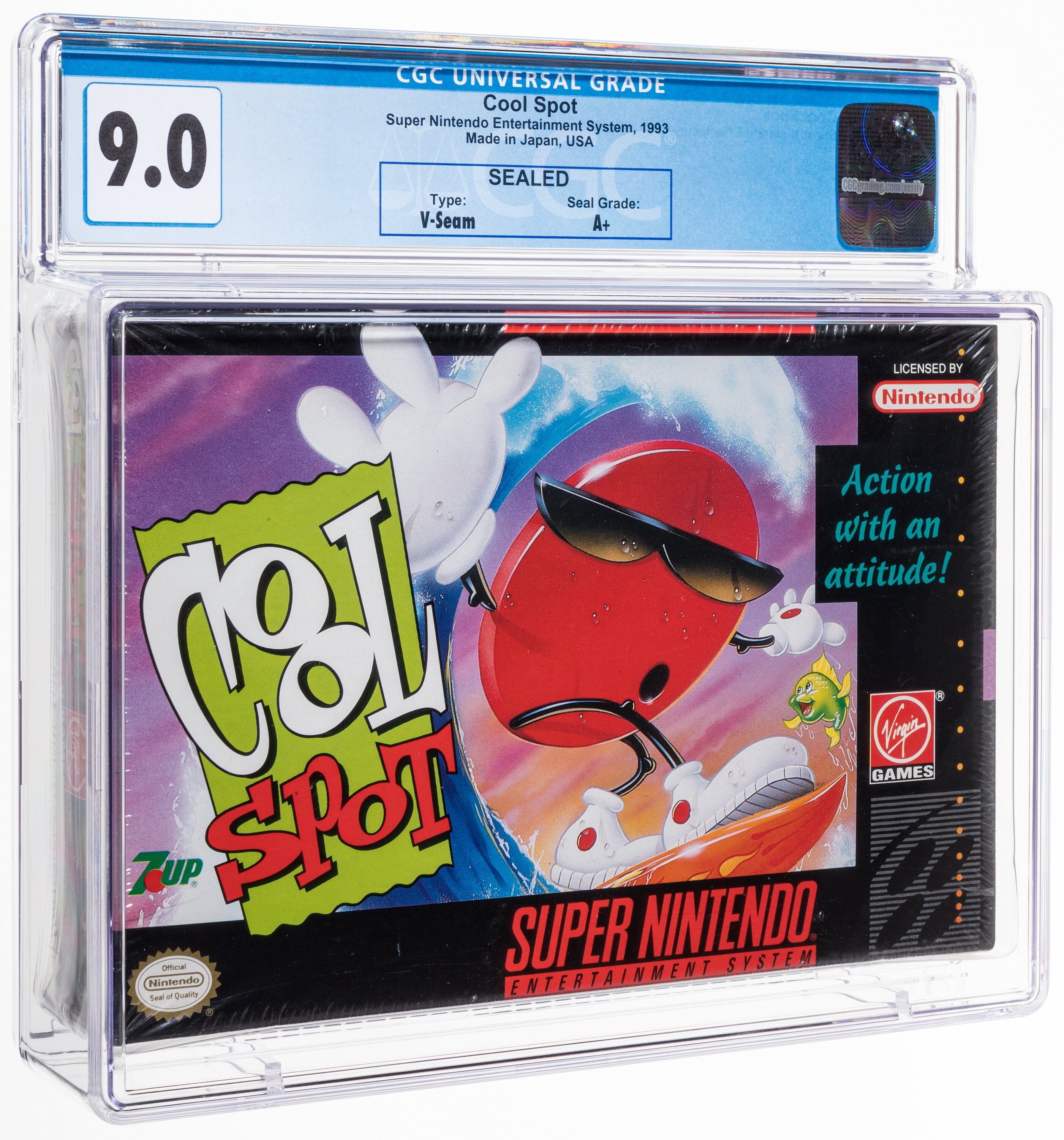Cool Spot (SNES): PSA Pop Report & Prices