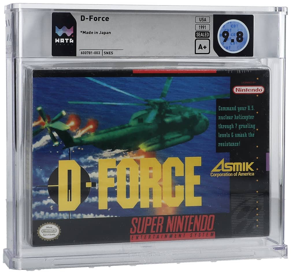 D-Force (SNES): PSA Pop Report & Prices