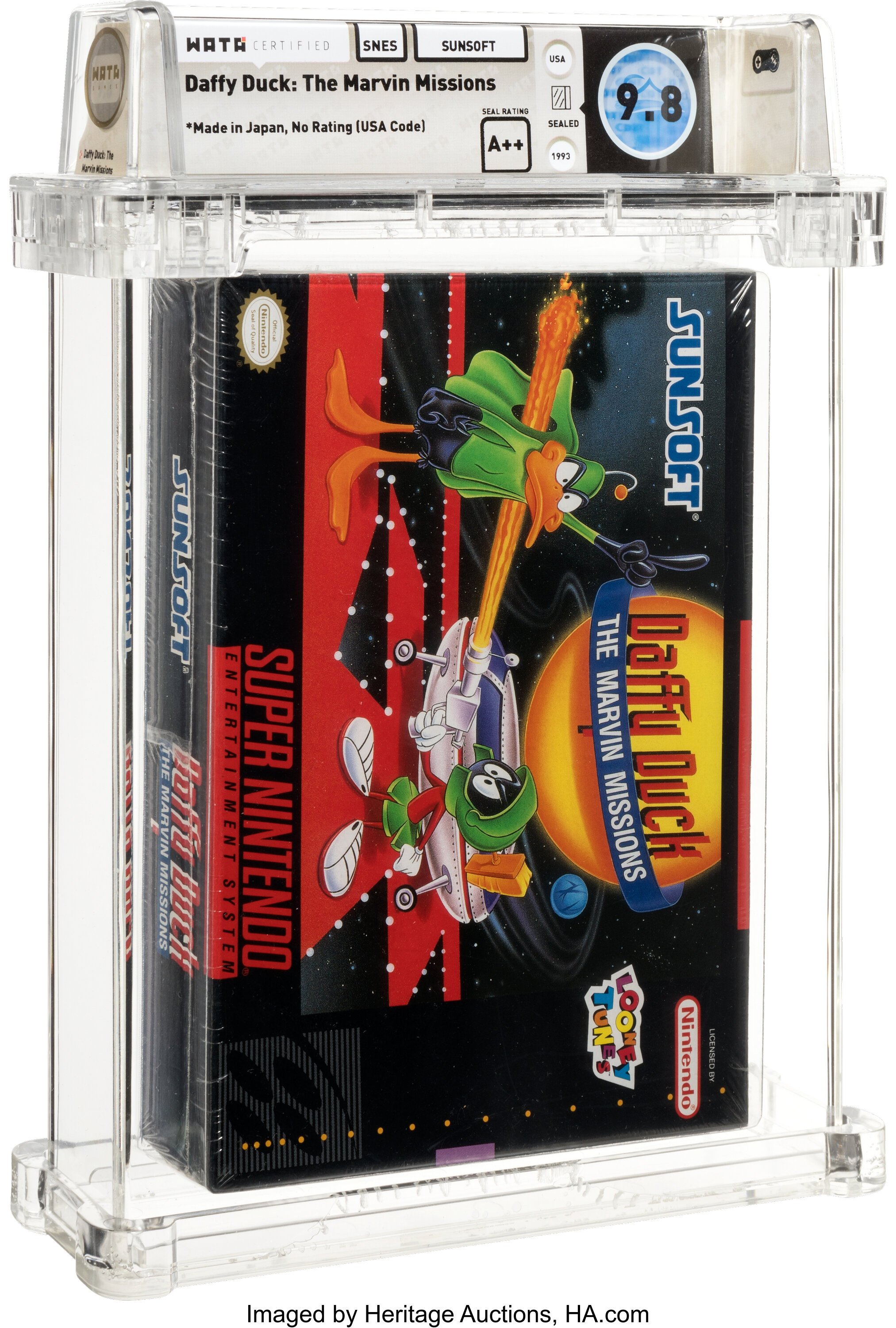 Daffy Duck: The Marvin Missions (SNES) — PSA Pop & Prices