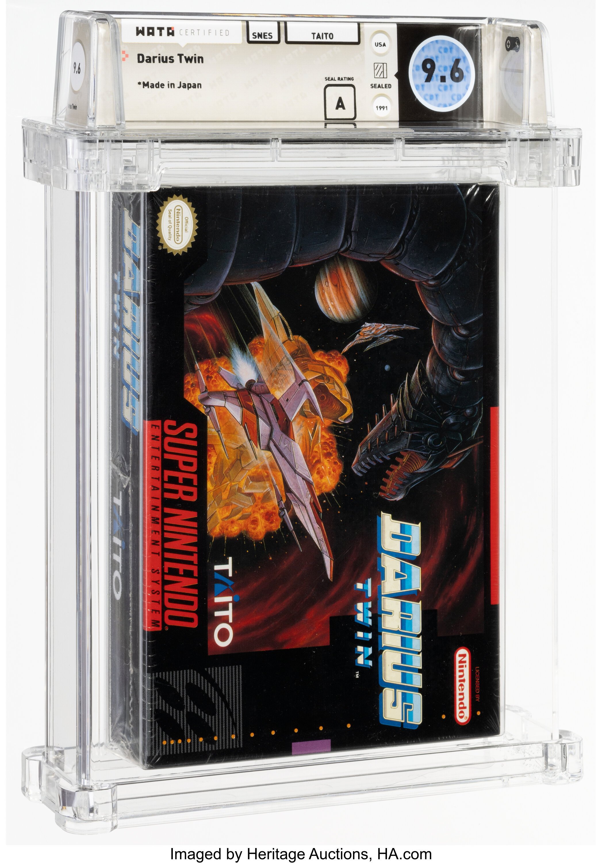 Darius Twin (SNES): PSA Pop Report & Prices