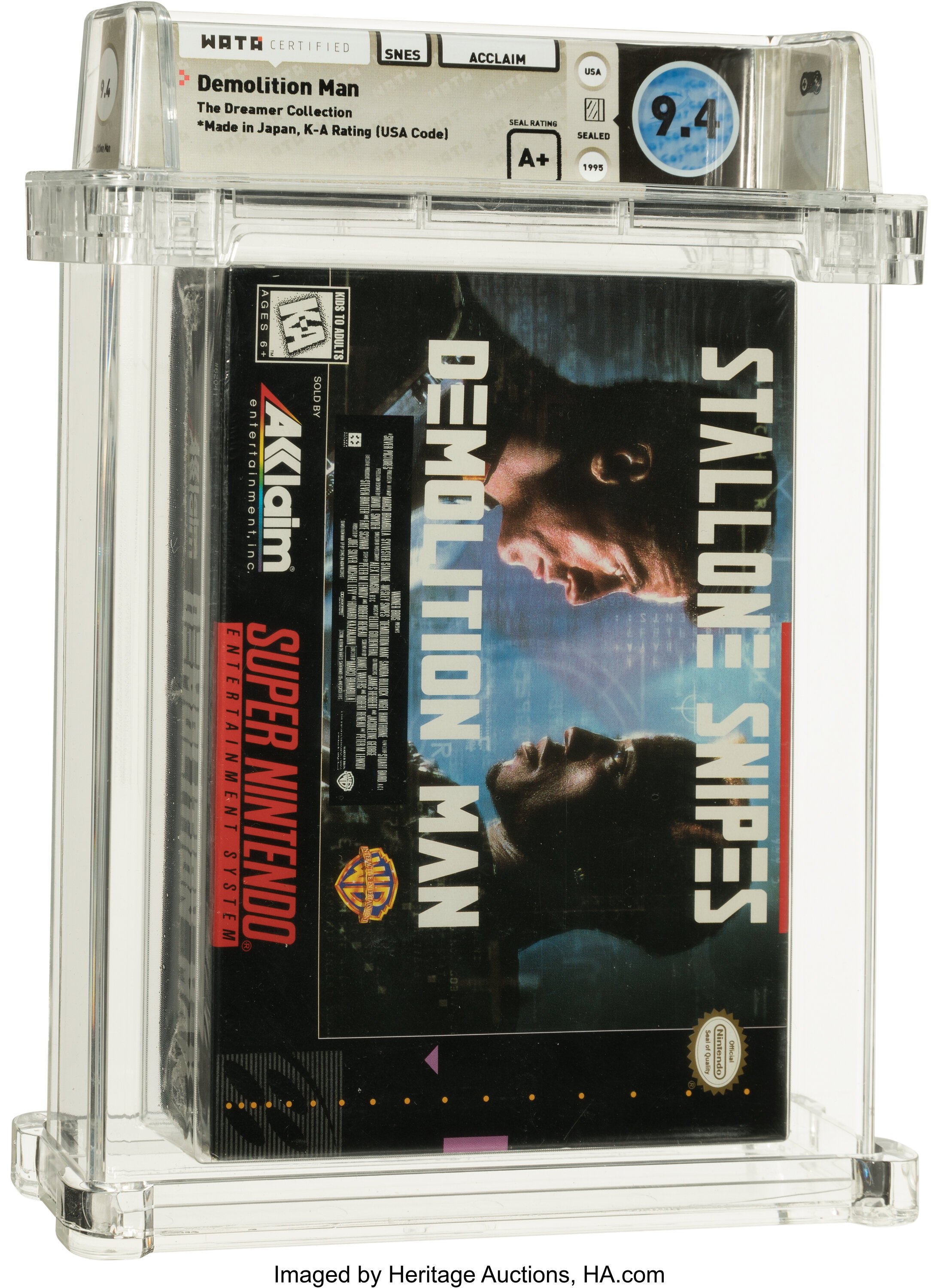Demolition Man (SNES): PSA Pop Report & Prices