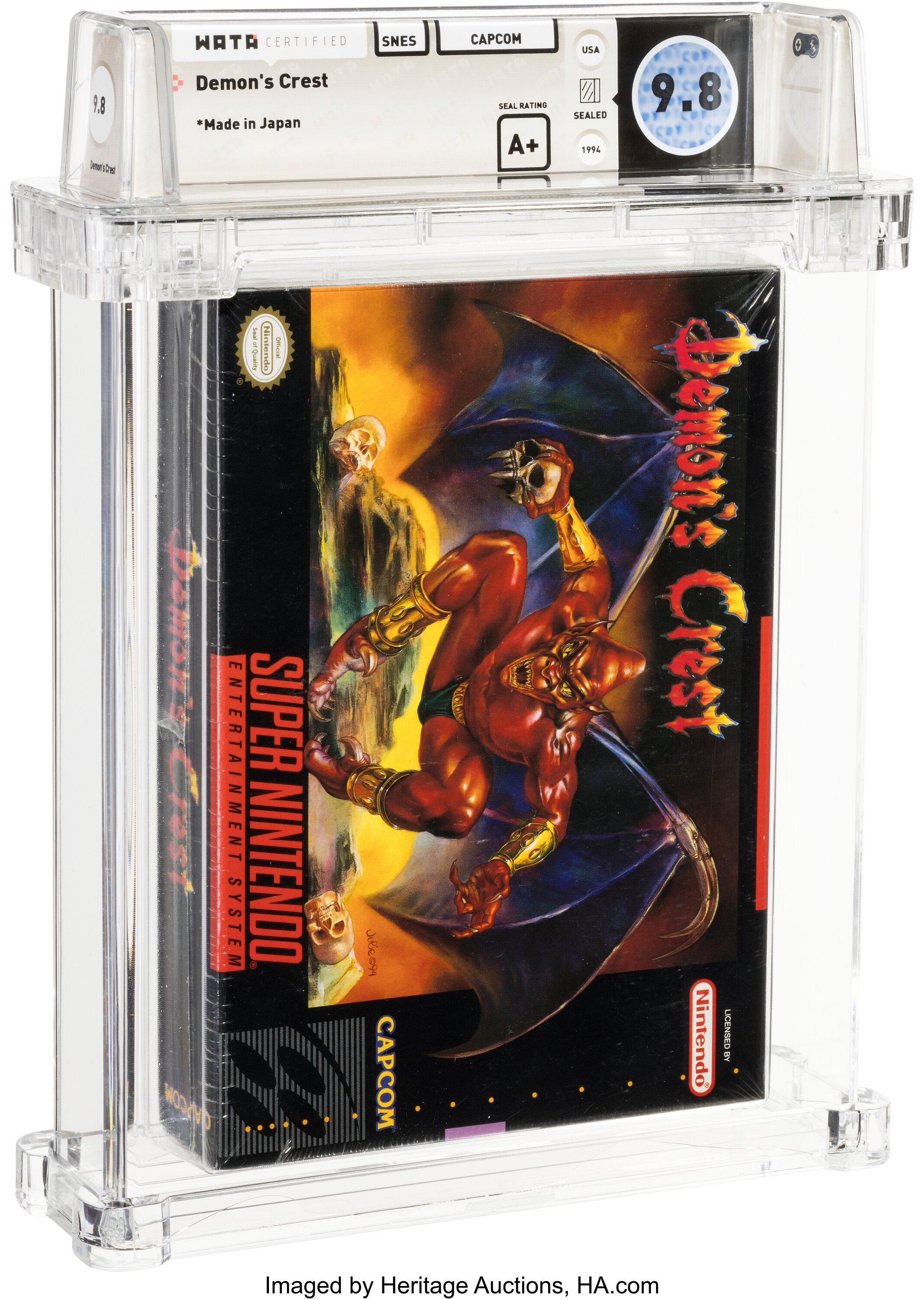 Demon's Crest (SNES): PSA Pop Report & Prices