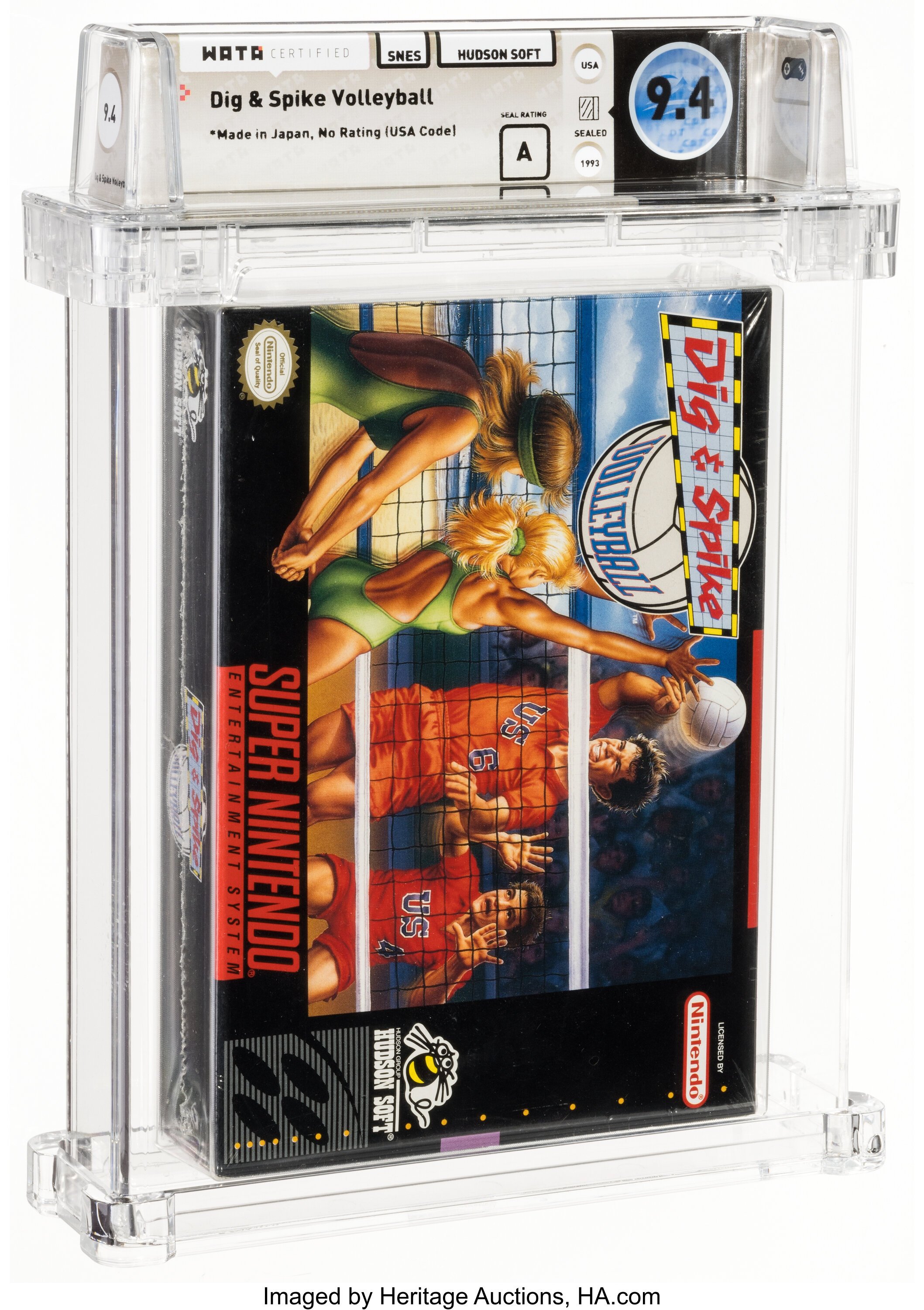 Dig & Spike Volleyball (SNES): PSA Pop Report & Prices
