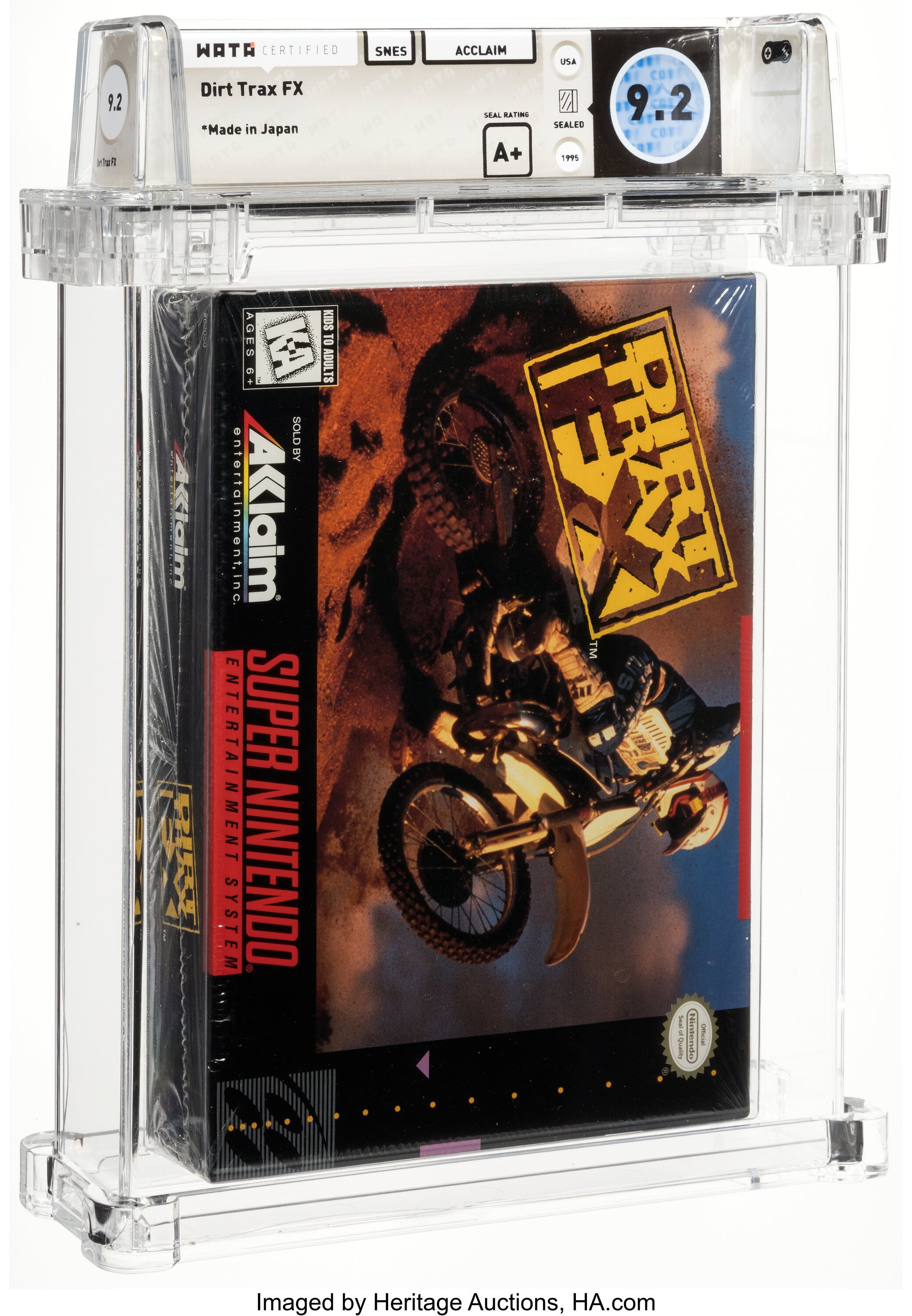 Dirt Trax FX (SNES): PSA Pop Report & Prices