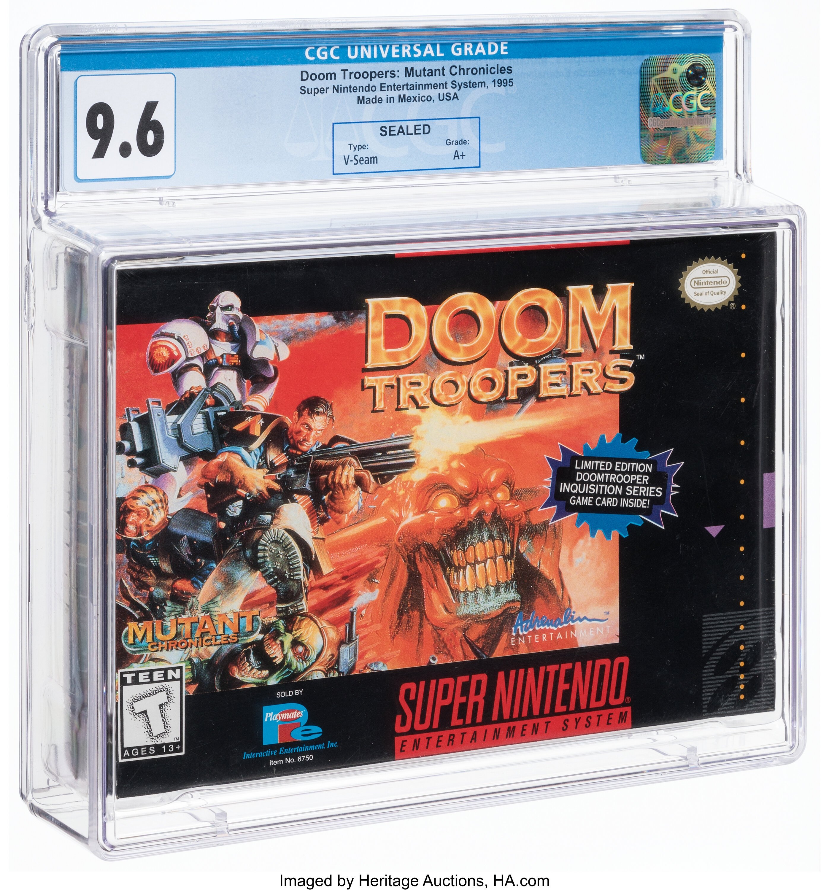 Doom Troopers (SNES): PSA Pop Report & Prices