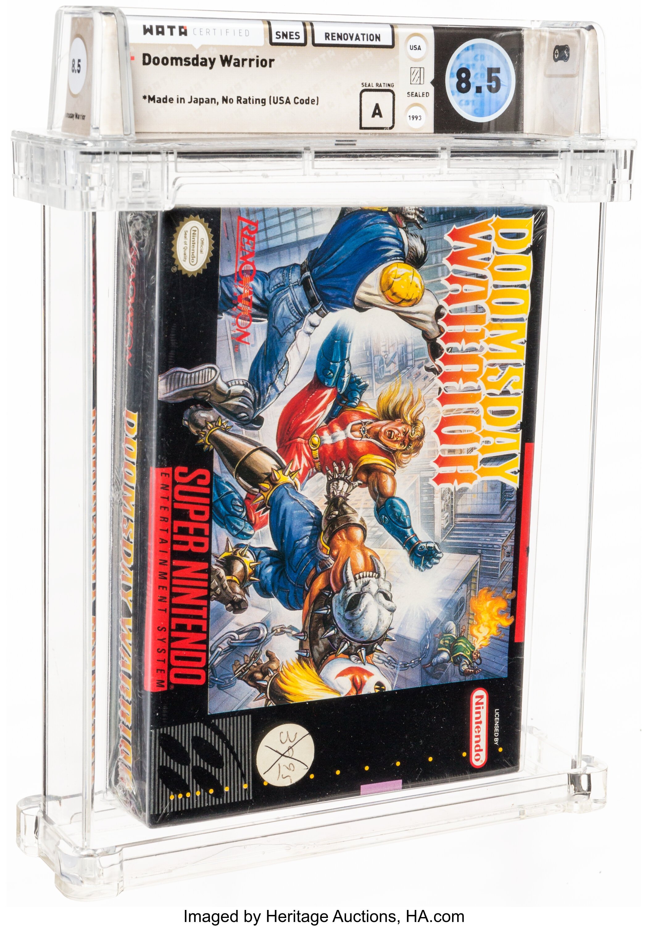 Doomsday Warrior (SNES): PSA Pop Report & Prices