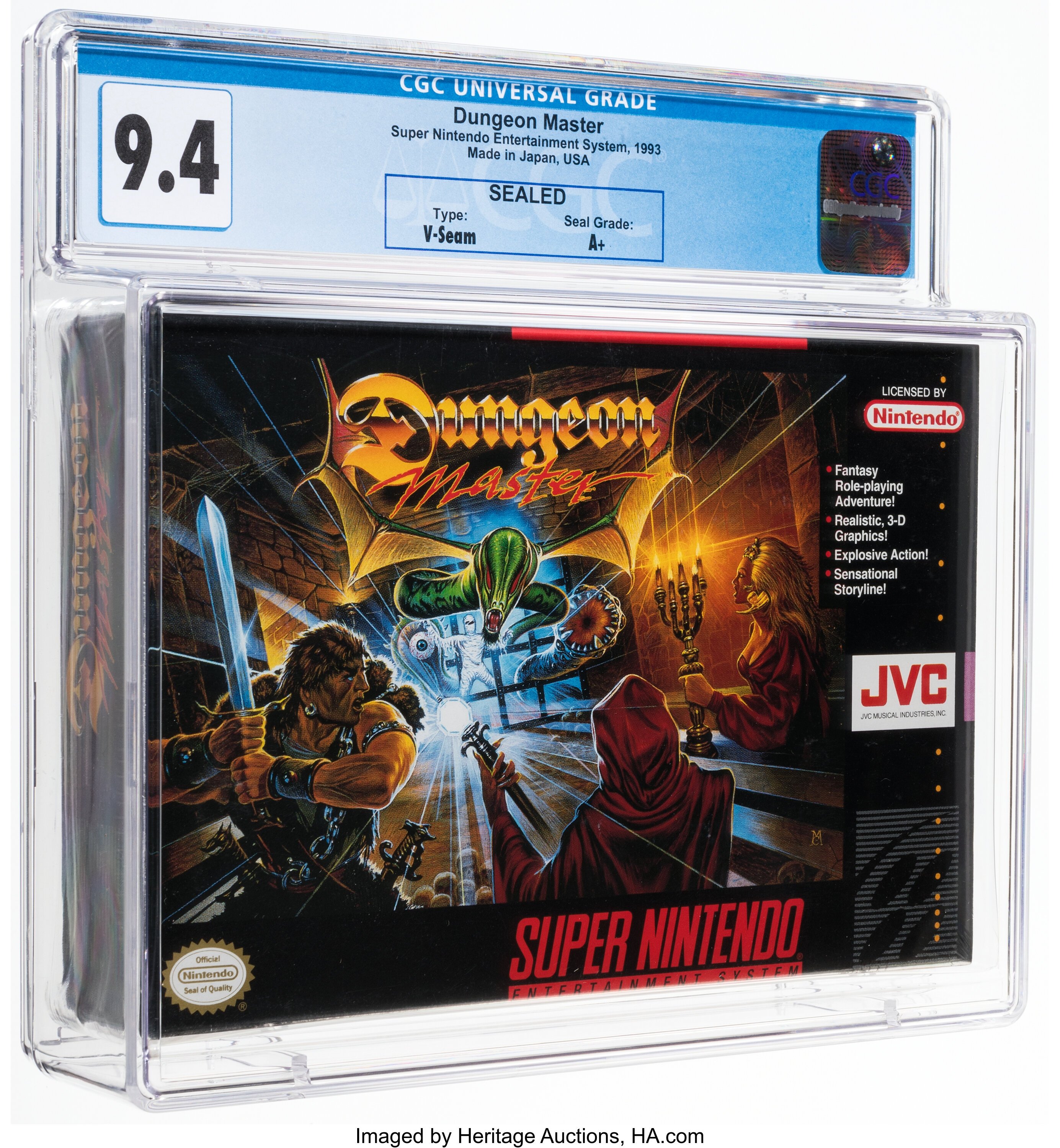 Dungeon Master (SNES): PSA Pop Report & Prices