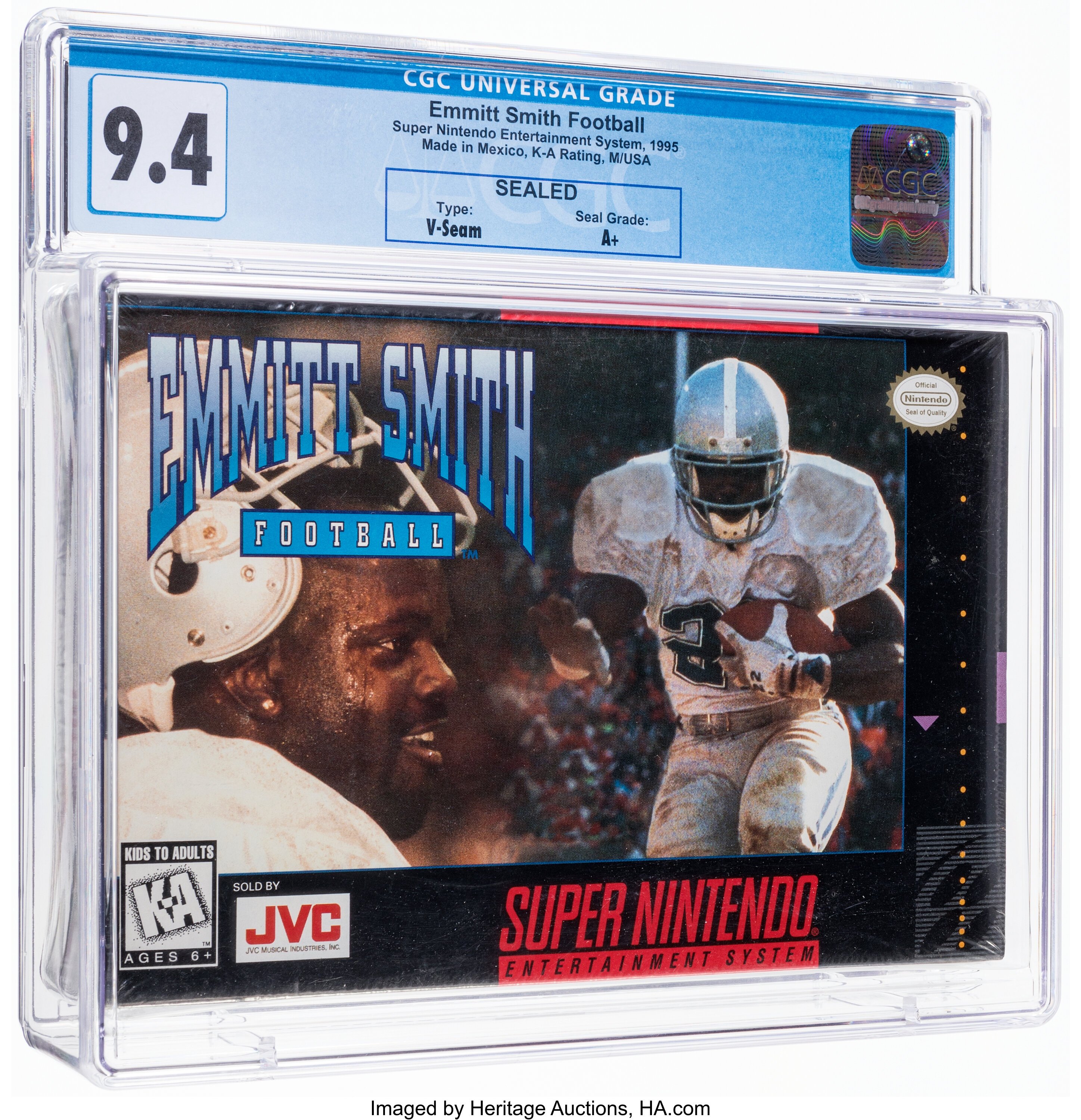 Emmitt Smith Football (SNES): PSA Pop Report & Prices