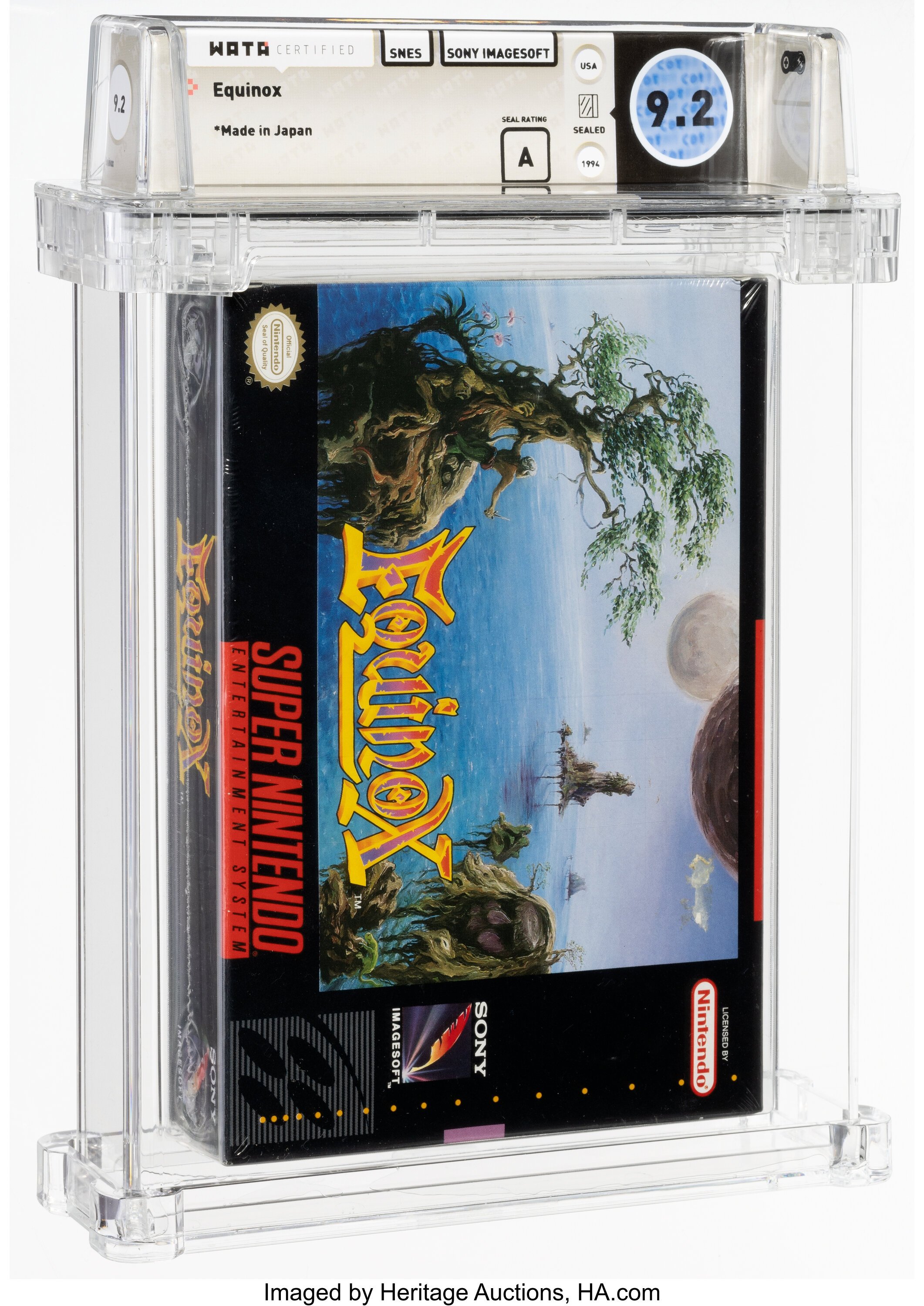 Equinox (SNES): PSA Pop Report & Prices